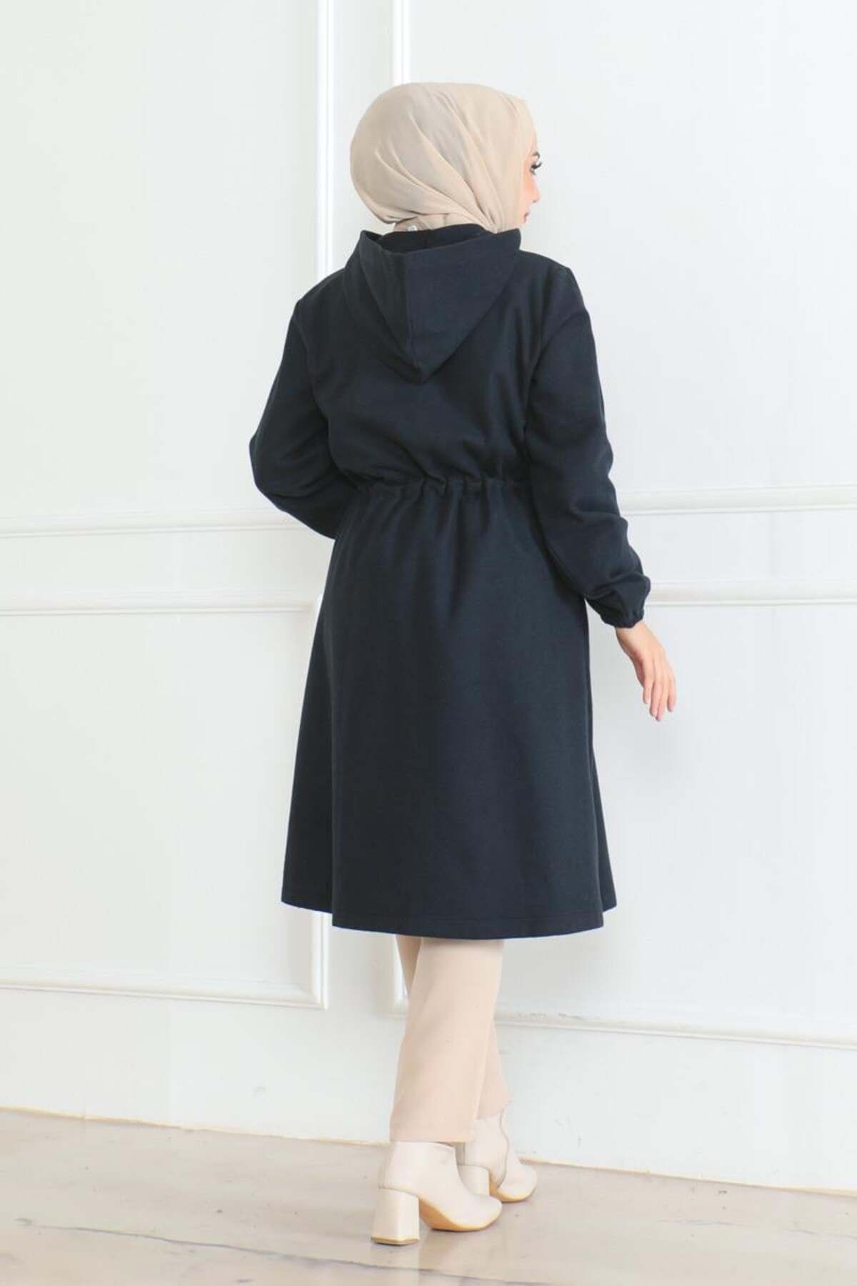 SGS-Navy Blue Sports Cashew Coat 5