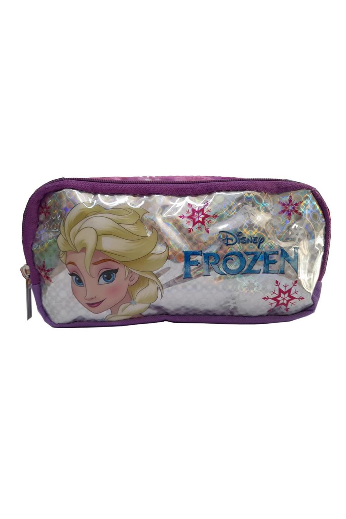 Hakan Çanta-Licensed Frozen Pen Holder Double Eyes 1 Piece Elsa Girl Pencil Bag 1 Piece 1