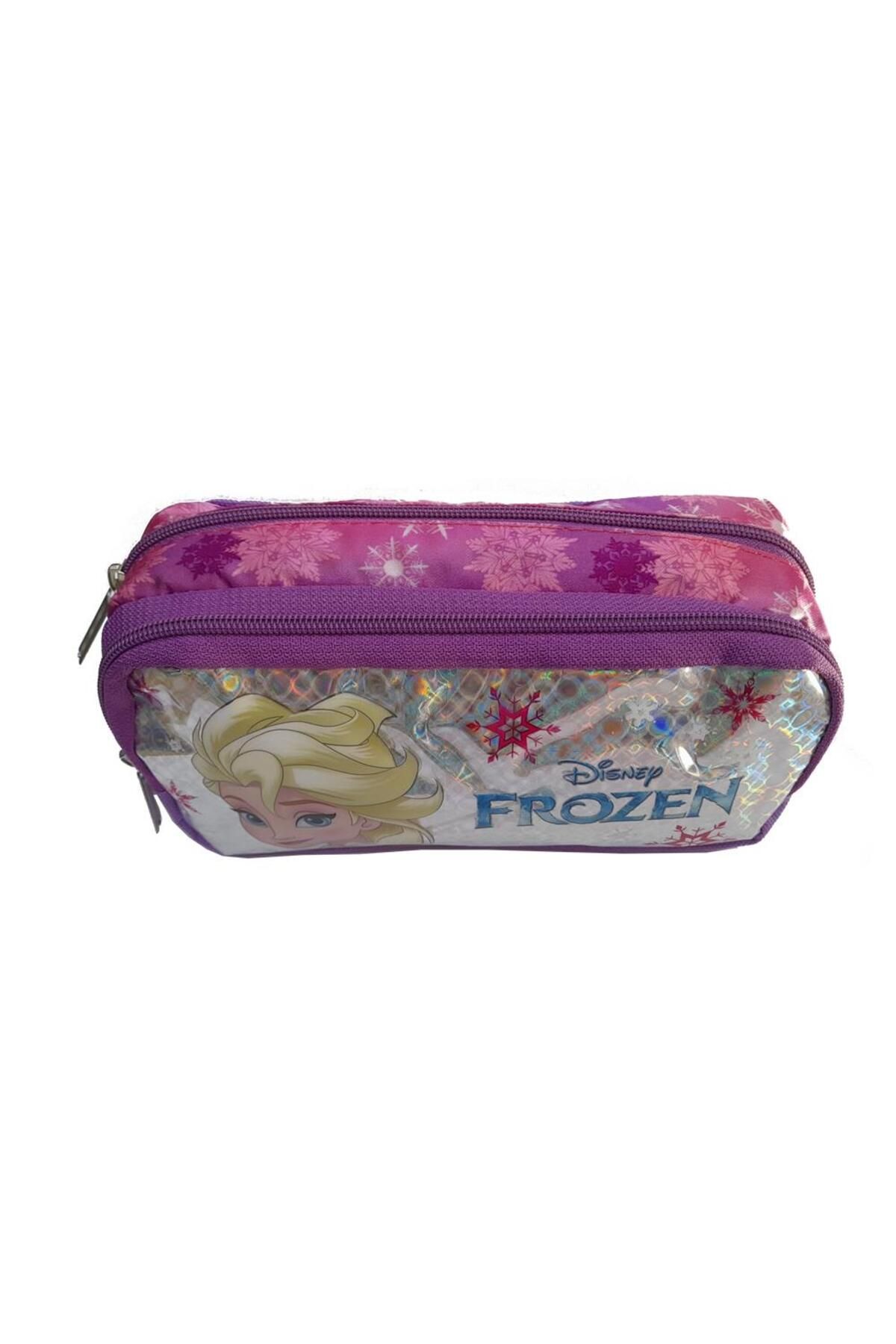 Hakan Çanta-Licensed Frozen Pen Holder Double Eyes 1 Piece Elsa Girl Pencil Bag 1 Piece 3