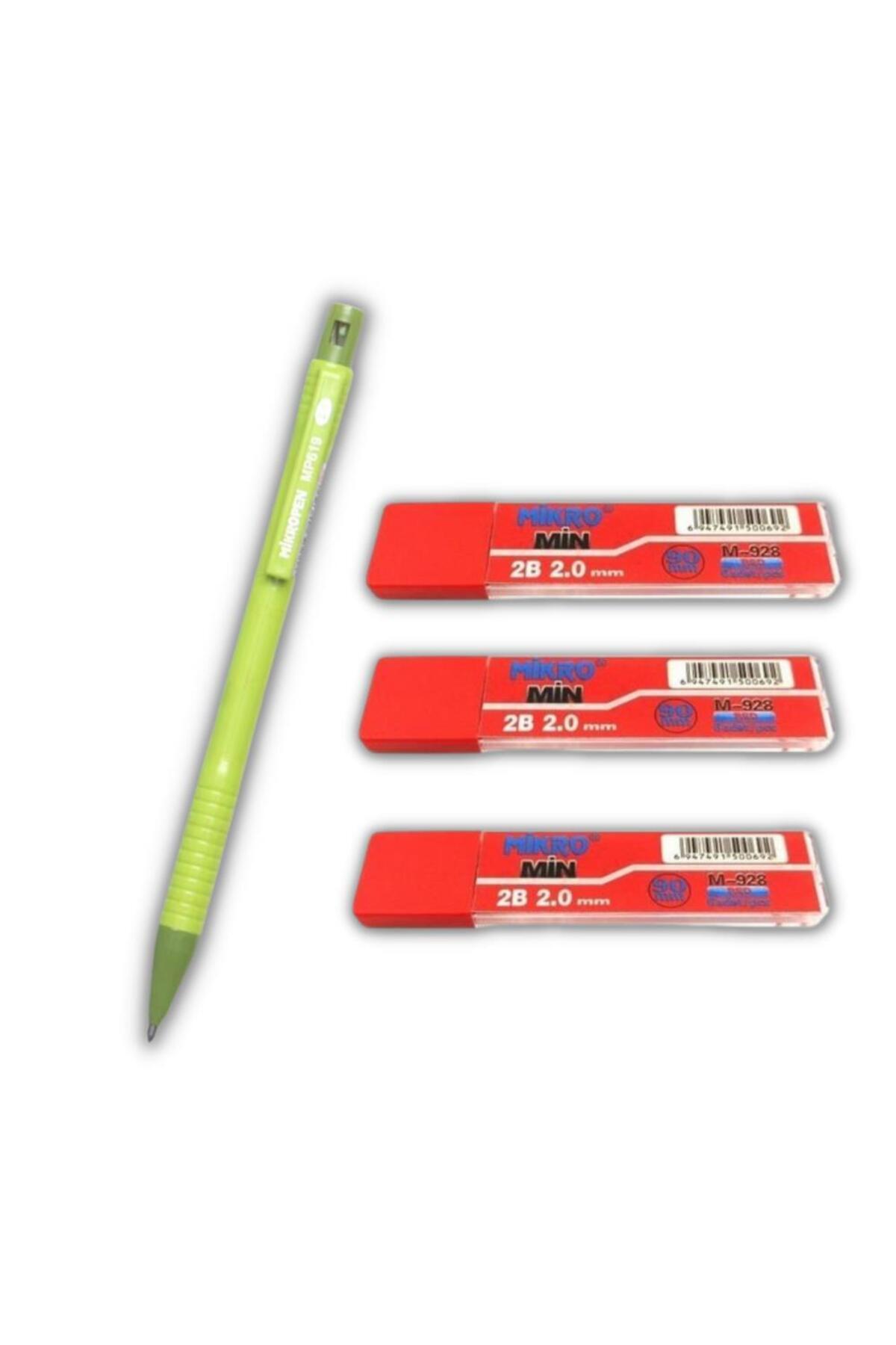 Mikro-2.0 mm Thick Tip Versatile Pen 1 Piece and 2.0 mm Thick Tip Red 3 Pieces 1