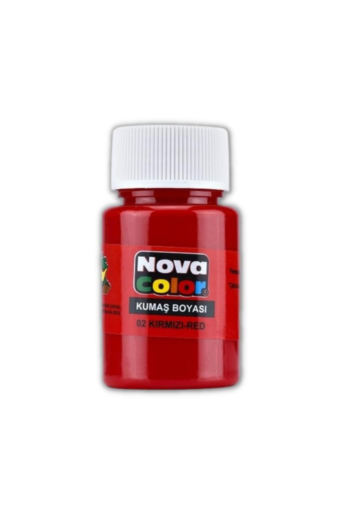 Nova Color Kumaş Boyası Tişört Çanta Tekstil Boyası 30 ml 1 Adet Kumaş Boyası 1 Adet