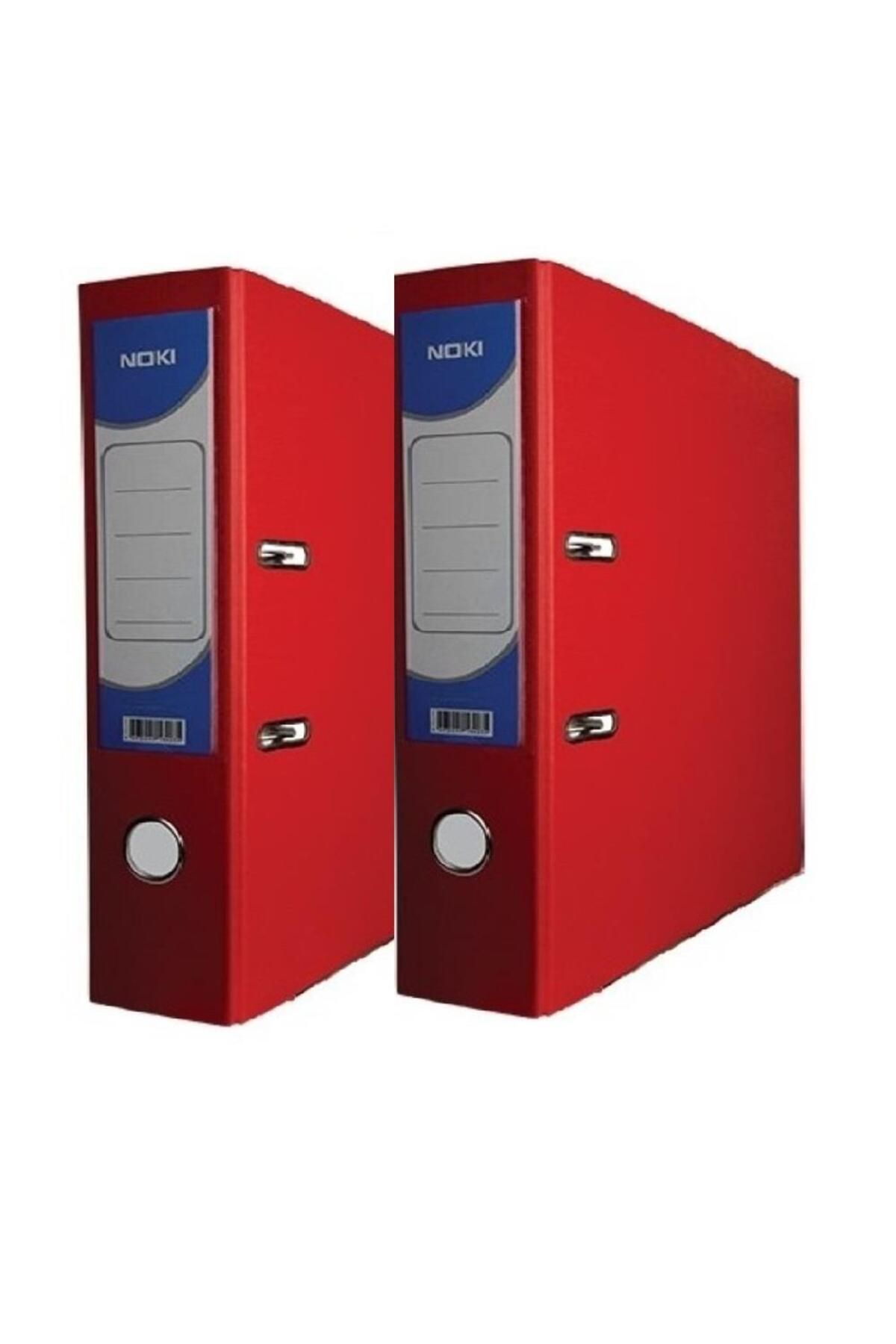 Noki-Office Folder Wide Red Office Folder with Rings 2 Pieces 1