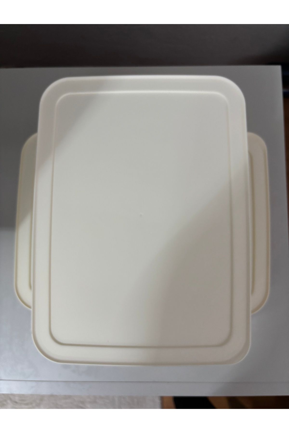 SEVEN7-Cream Color Storage Container - 32X24X4Cm 3