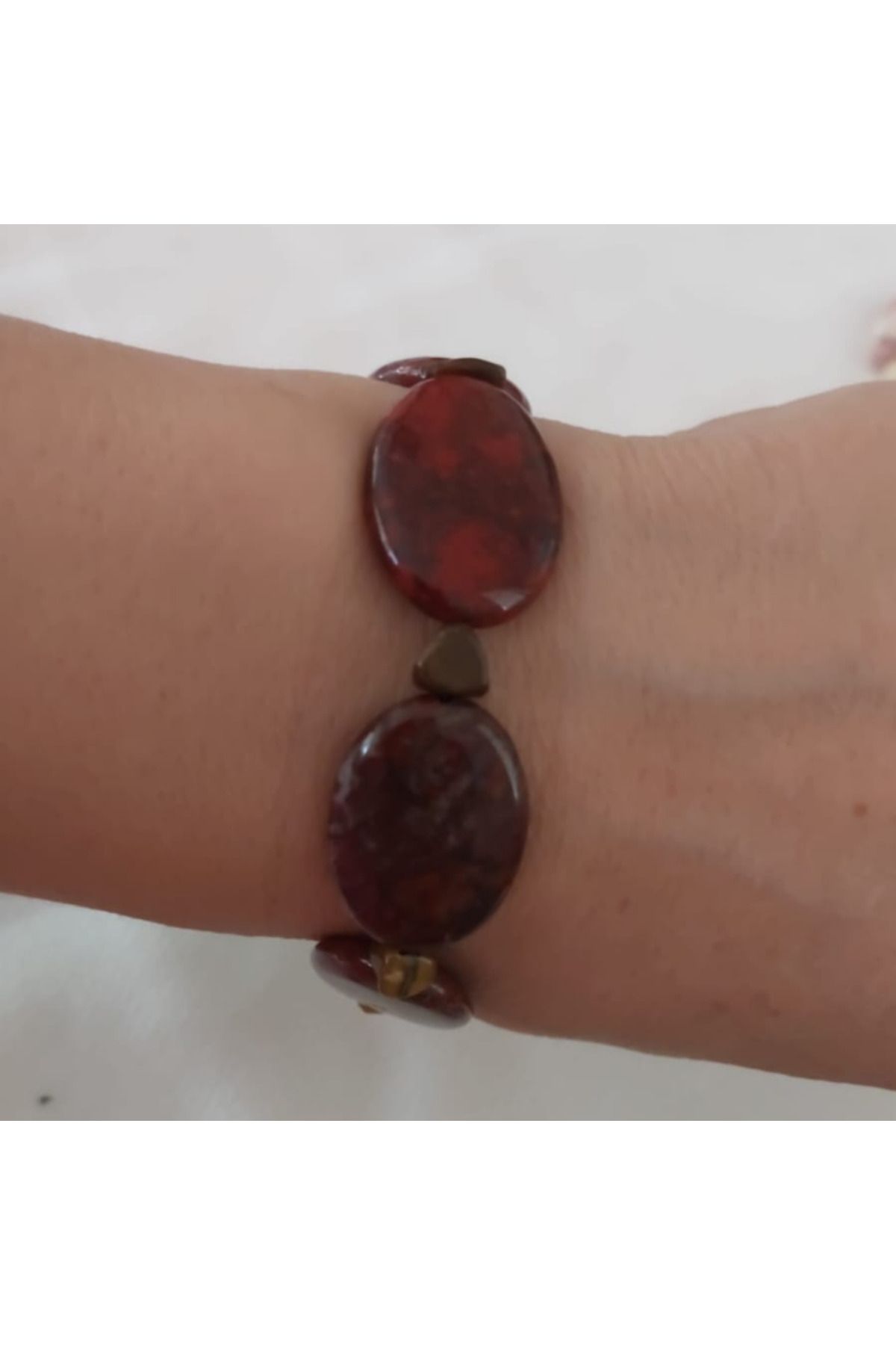 Raduga-Natural Stone Design Jasper Stone Bracelet 3