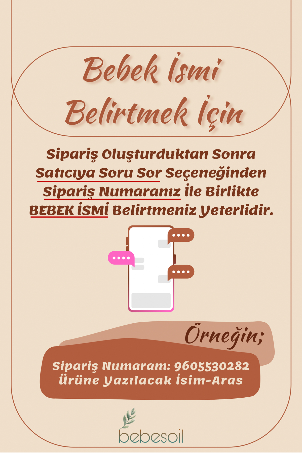 bebesoil %100 Organik Pamuk 11'li Isimli Hastane Çıkışı fotoğrafı 2 (önizleme)
