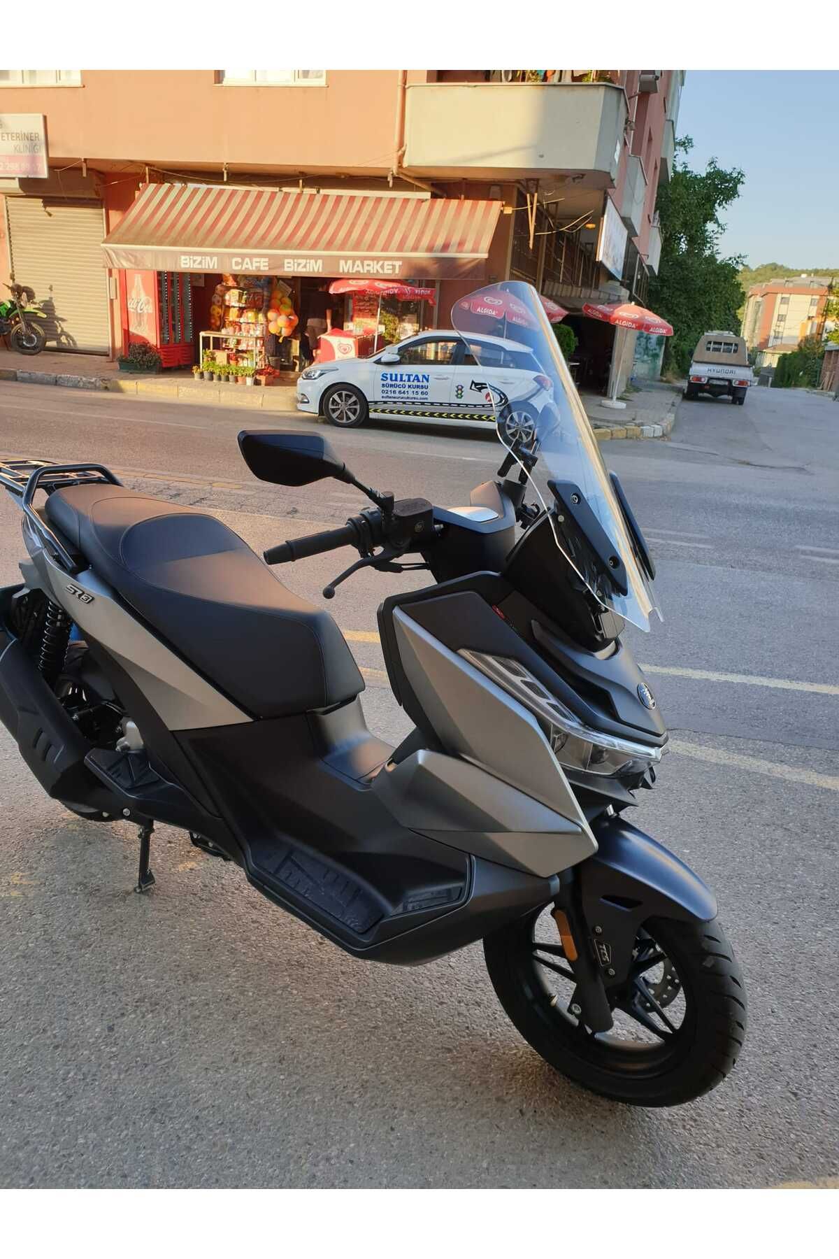 Voge SR3 Siperlik Ön Cam 2023-2025 Model 70cm Şeffaf Renk 4mm