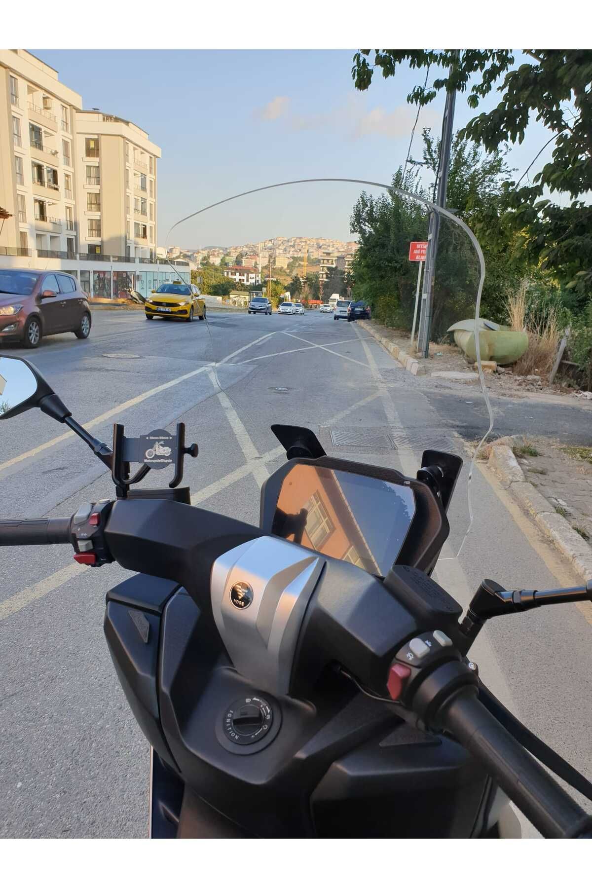Voge SR3 Siperlik Ön Cam 2023-2025 Model 70cm Şeffaf Renk 4mm