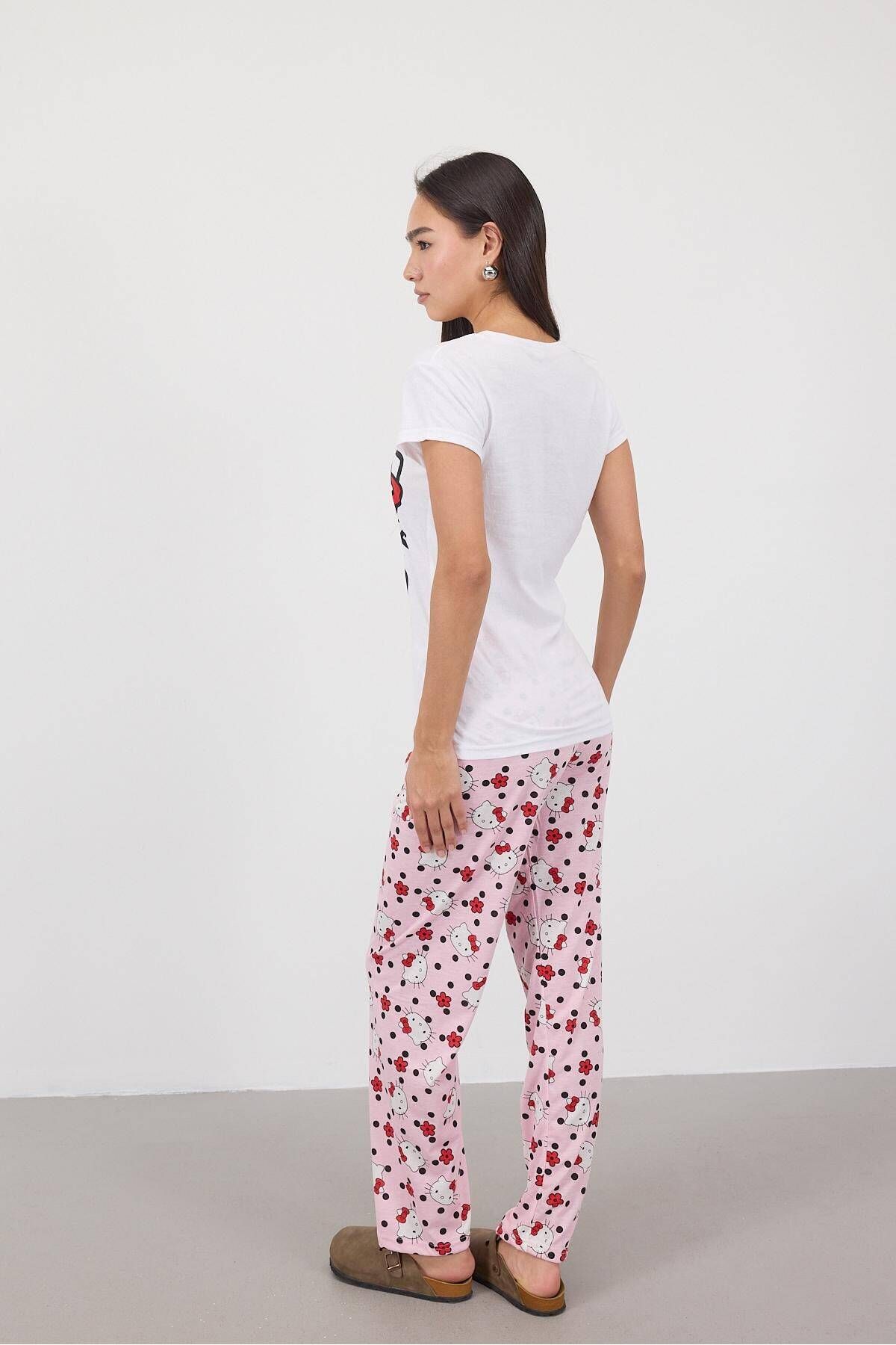 Addax-Pajama Set - Pink - Graphic 5