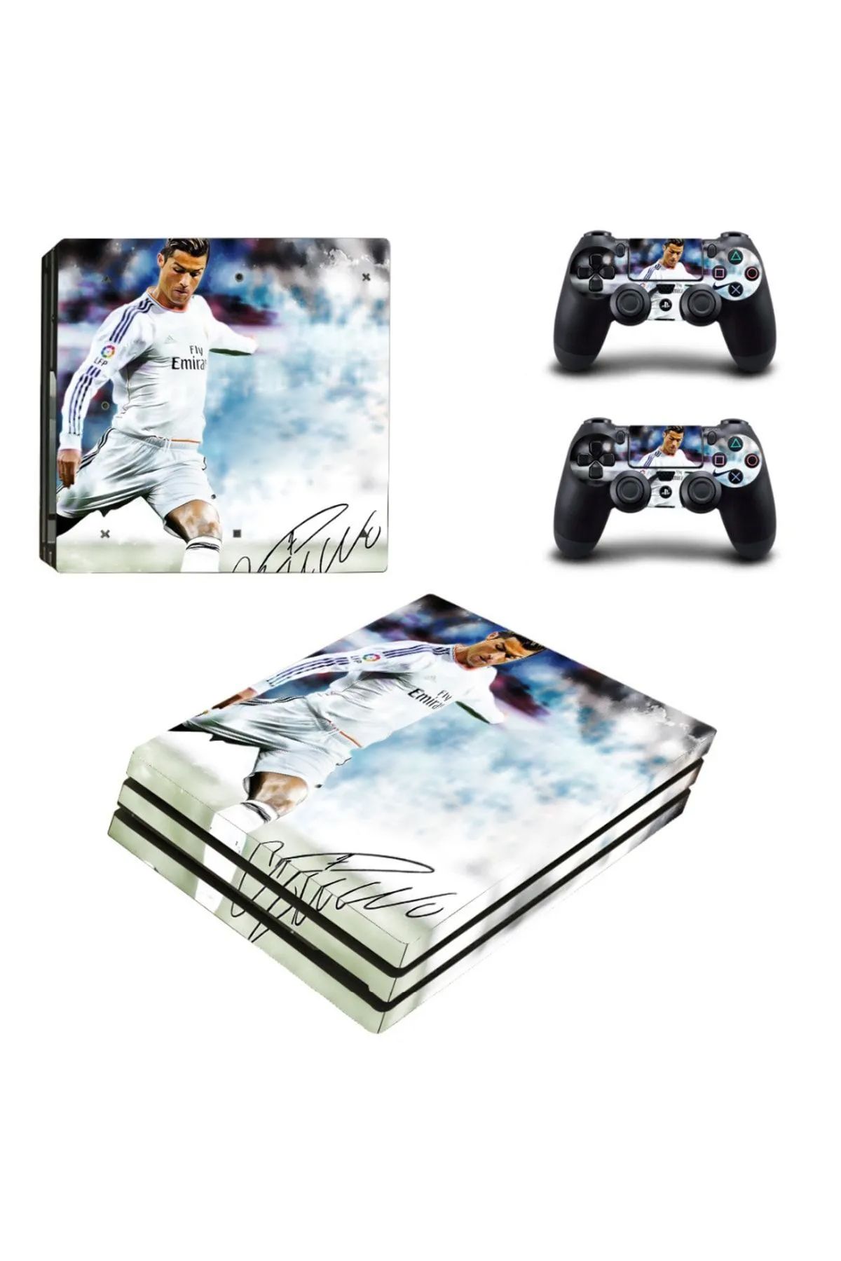 Genel Markalar Ronaldo Playstation 4 Pro Full Sticker Kaplamalar