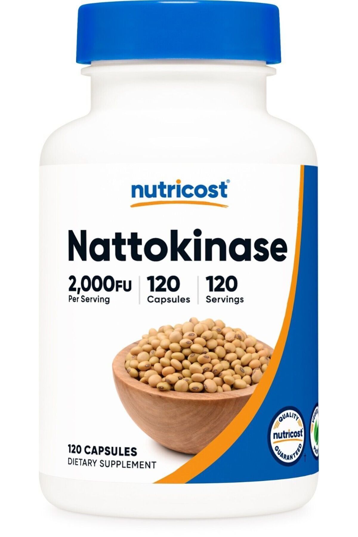 Nutricost Nattokinase 2,000 Fu 120 Capsules