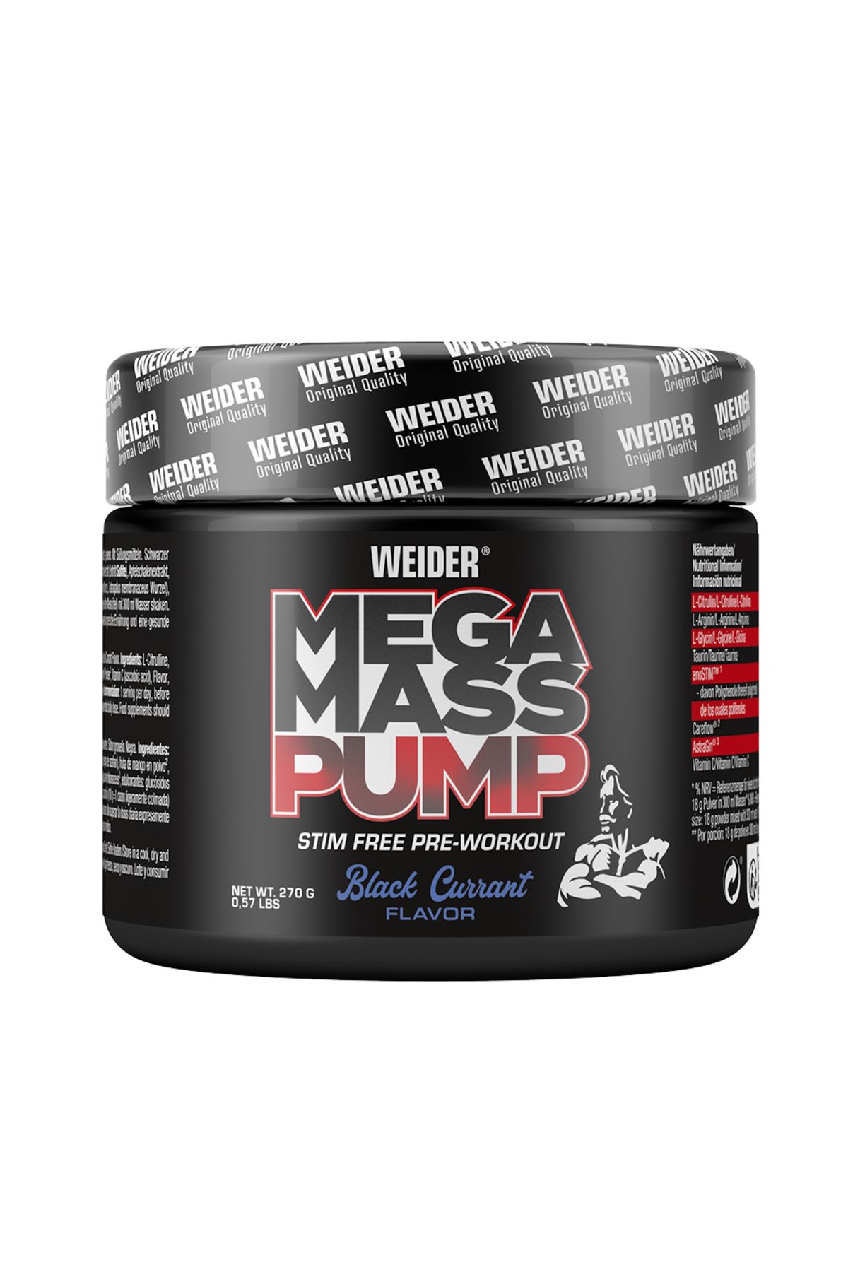 Weider Mega Mass Pump PreWorkout 270 g