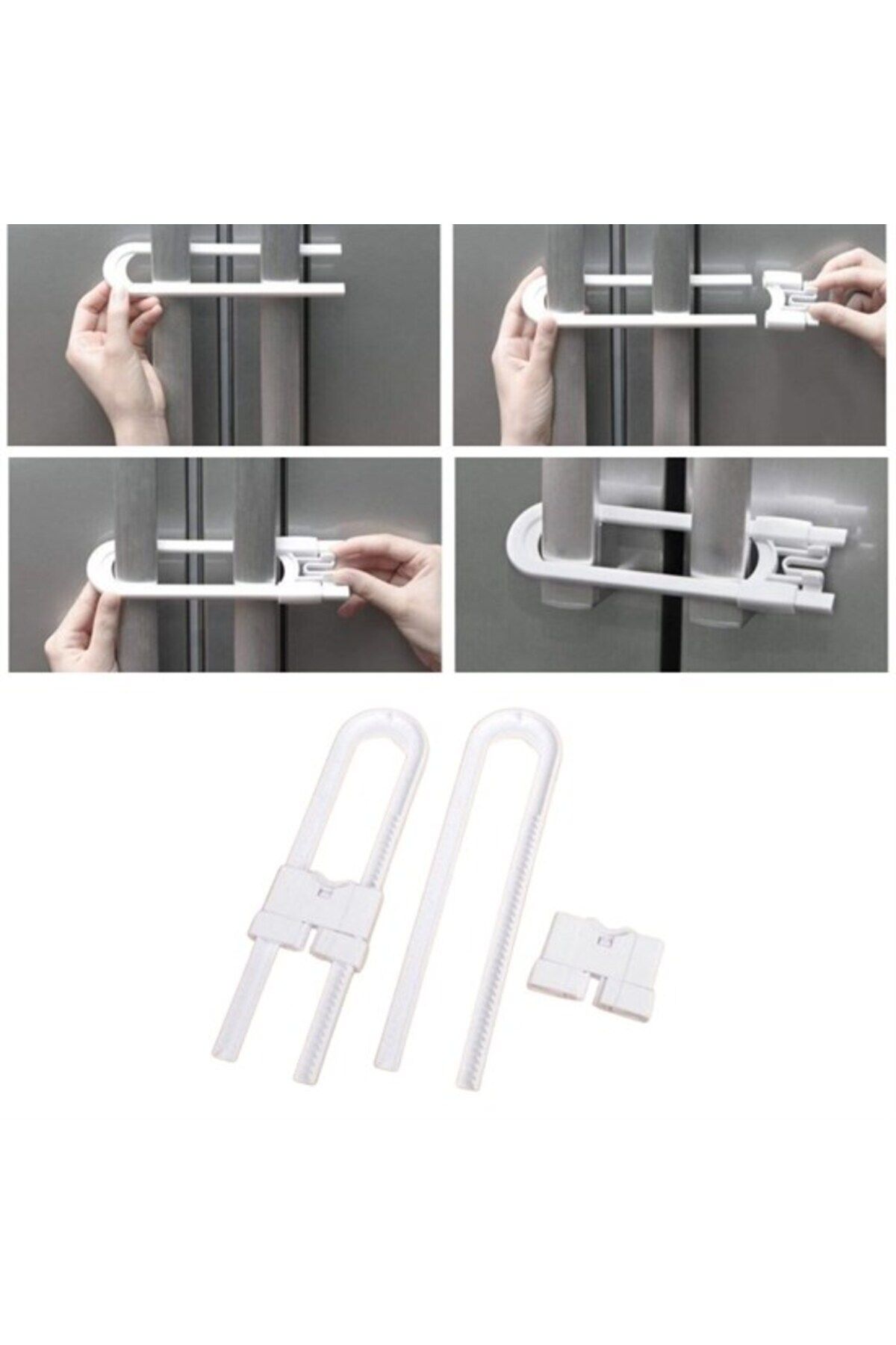 Cetking-News Baby Child Drawer and Cabinet Protection Rail Safety System Safety Lock Stardesingd 87847 3