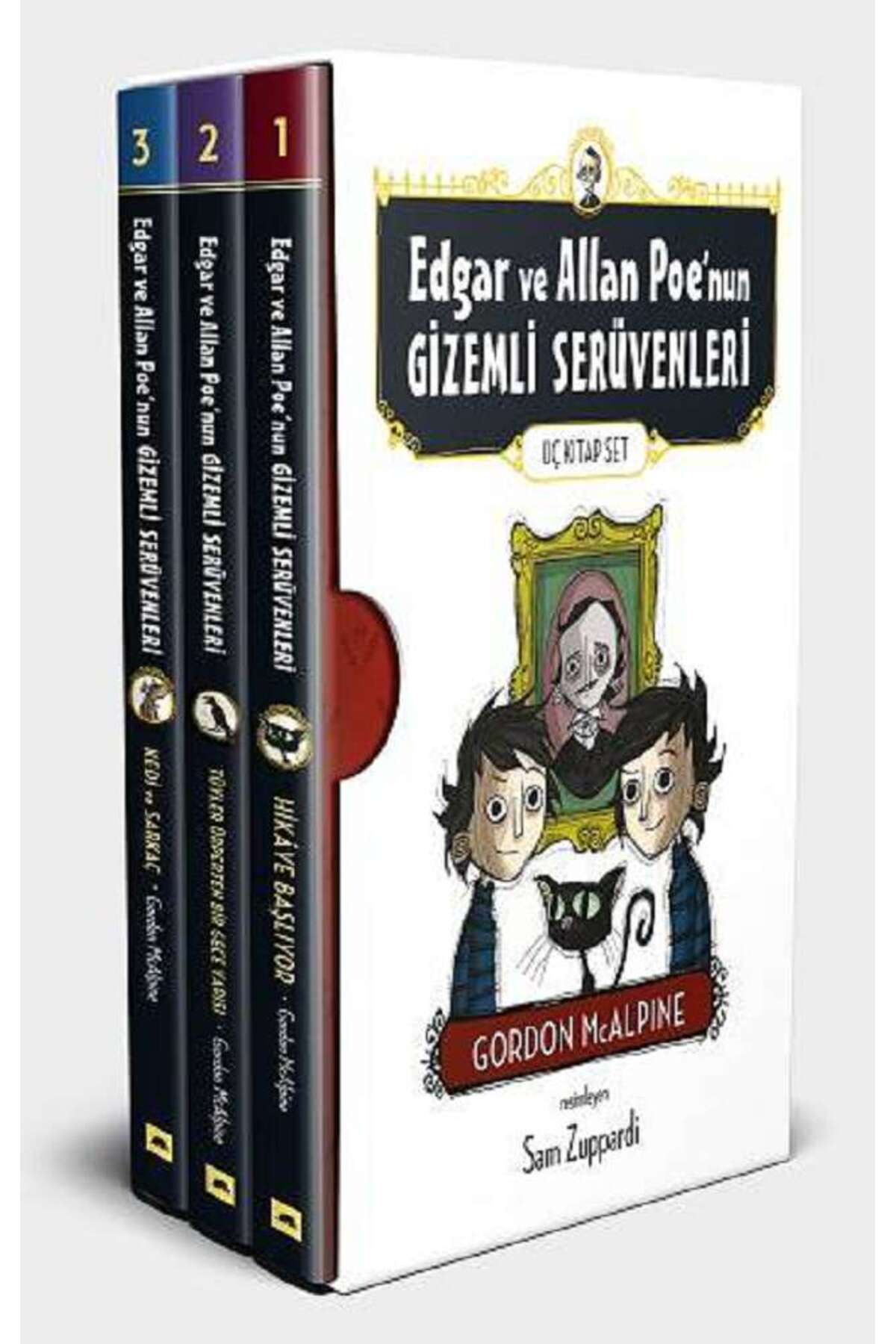 Kolektif Kitap Edgar ve Allan Poe’nun Gizemli Serüvenleri (3 Kitap Set)