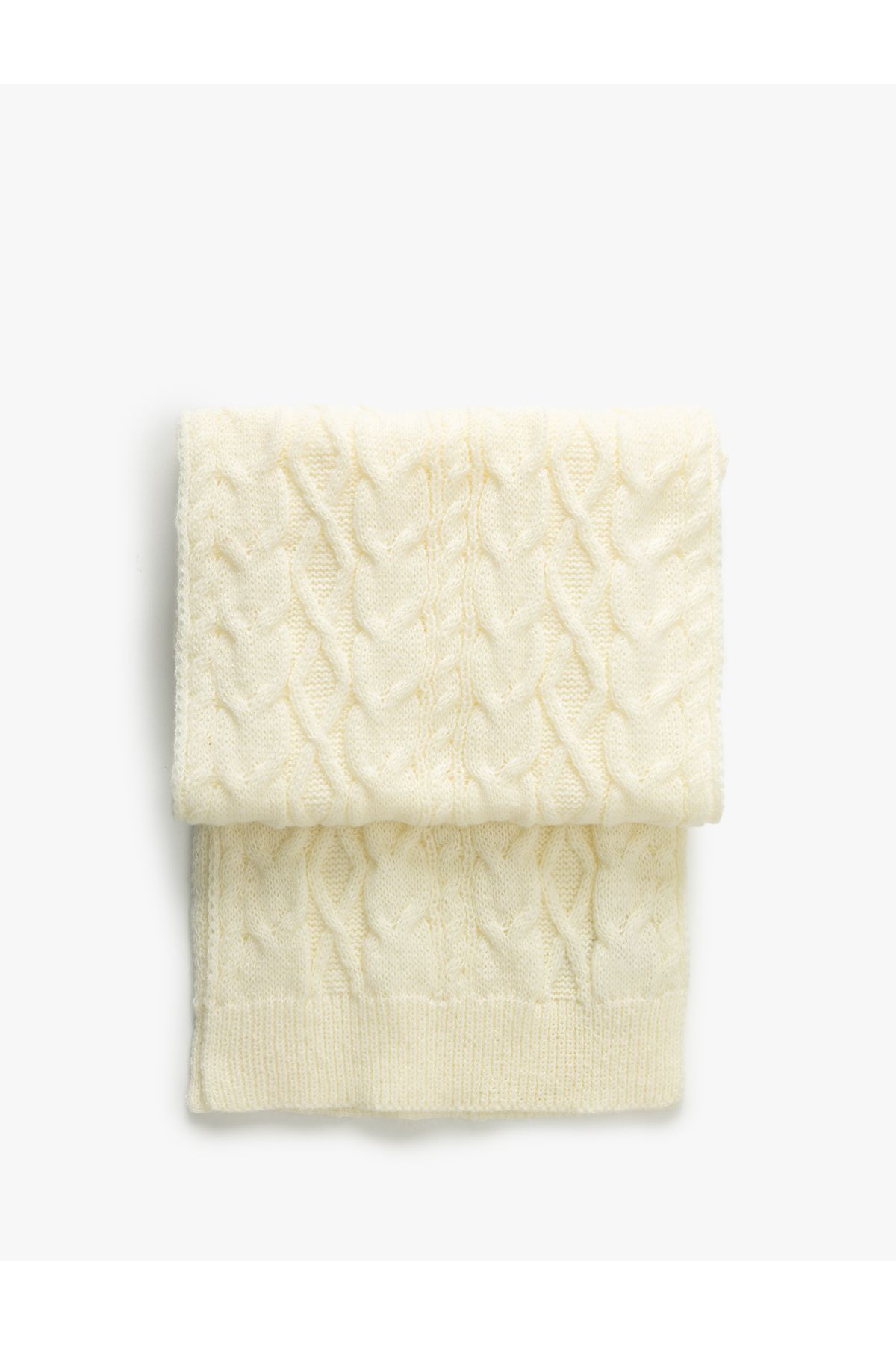 Koton-Knitted Textured Long Scarf 2