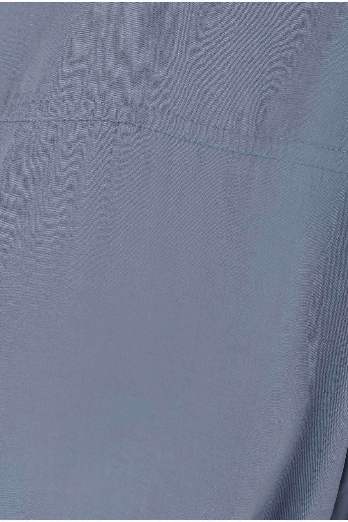 HEQA-Lavender Blue Modal Long Tunic 3