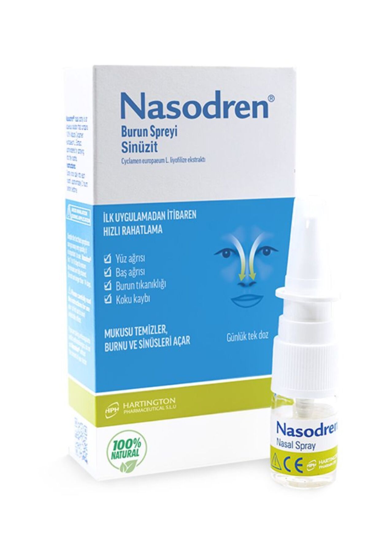 Nasodren Burun spreyi 50 mg 5 ml