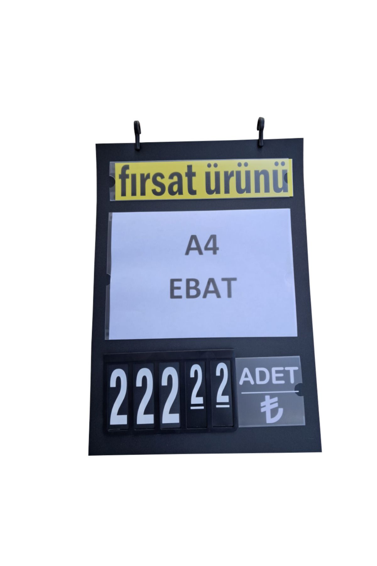 Yamani Display 35x50 Ebat Pvc Etiket (fiyat Etiketi ) (İNSÖRTLÜK) Teşhir Gondol Etiketi