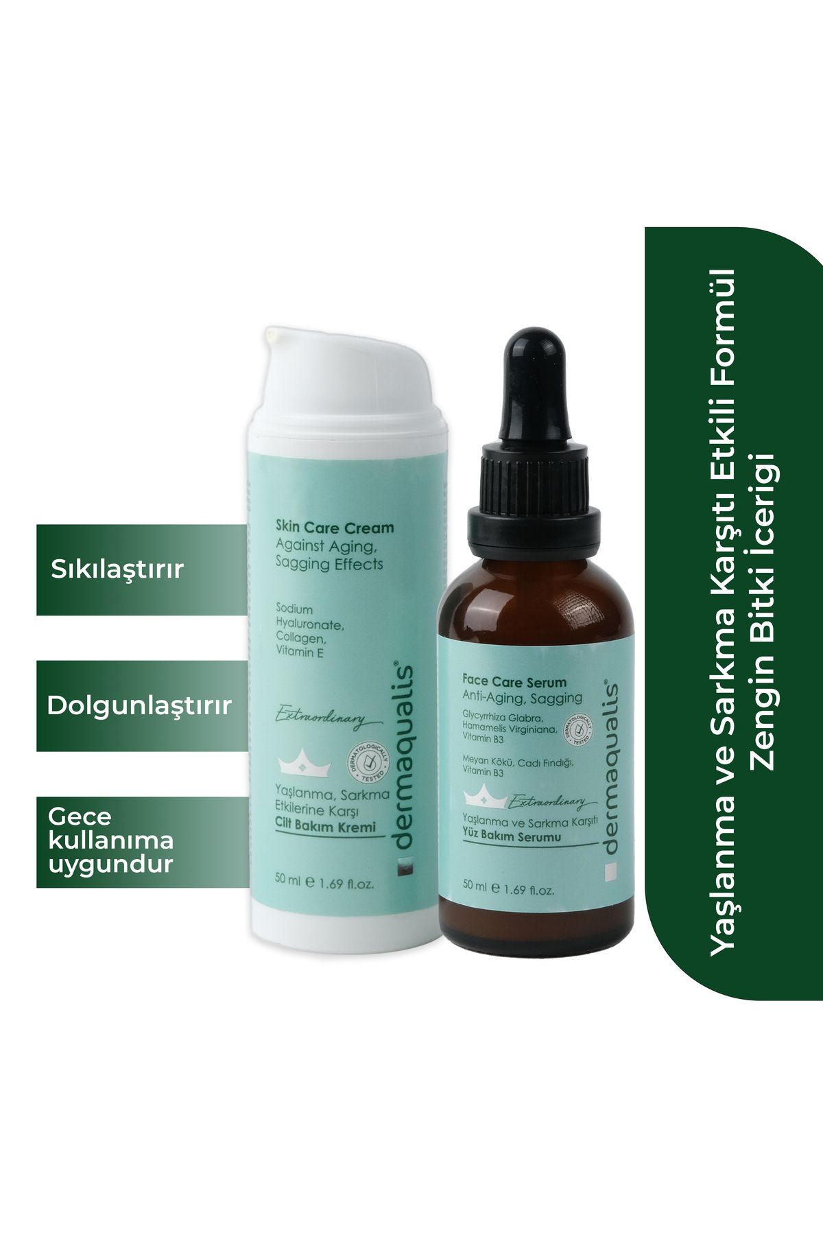 Dermaqualis Yaşlanma Karşıtı Krem Ve Serum Seti Extraordinary Serisi 50 ml 50 ml-2