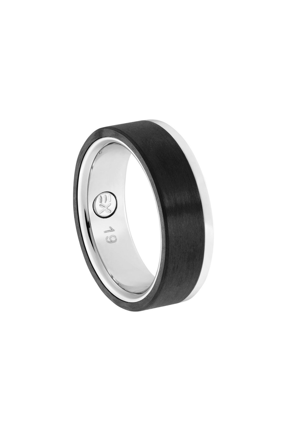 Energetix-Stainless Steel Carbon Ring Magnetic Ring 1