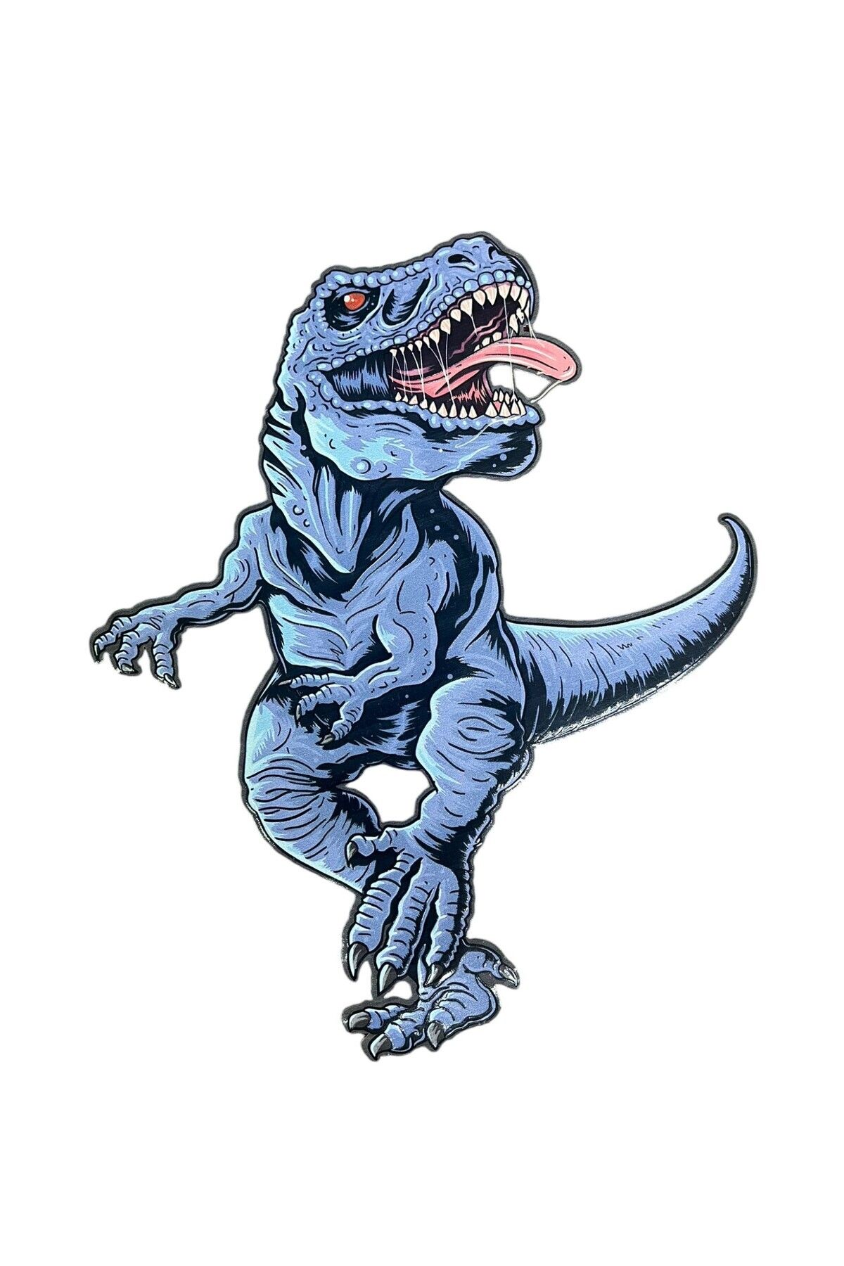 Tarzını Seç-3D Rigging/Patch Printing with Dinosaur Pattern, Sticking on Any Fabric with Iron 20X15 cm 2