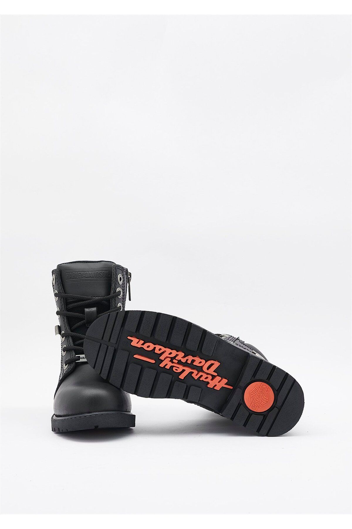 چکمه و بوت مشکی دخترانه پسرانه بچگانه های چرمی بچه گانه هارلی دیویدسون آرل Harley Davidson