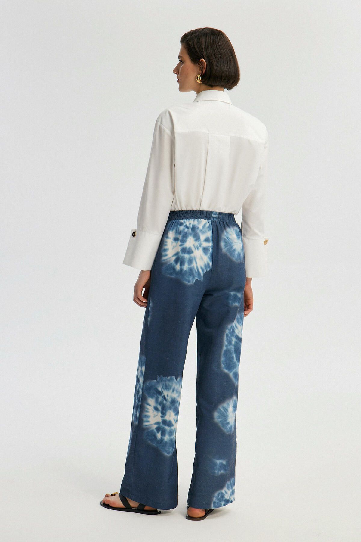 Touché Privé-Batik Patterned Stylish Trousers 5