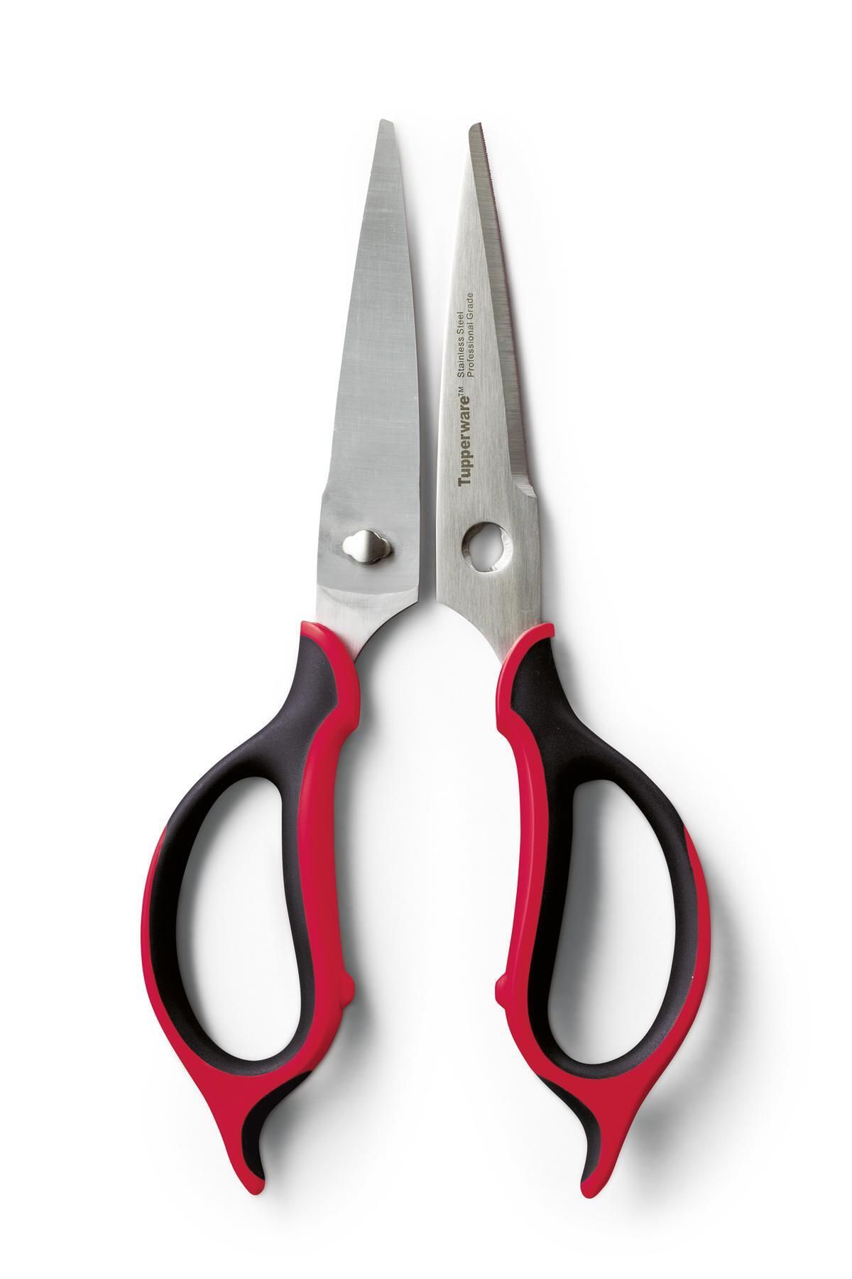 Tupperware-Practical Stainless Steel Multipurpose Kitchen Scissors Ergonomic Design 4