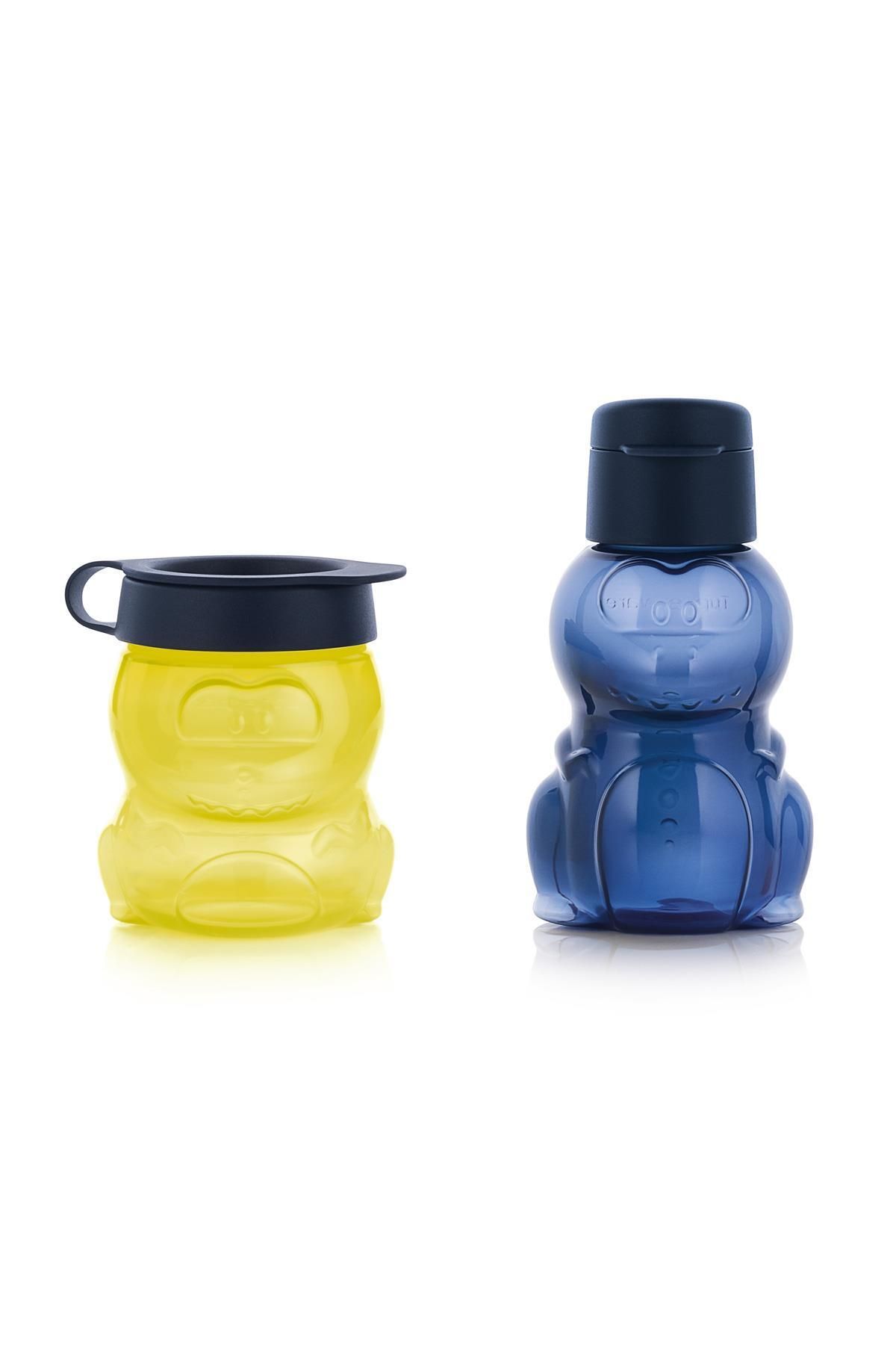 Tupperware-Eco Bottle Drinker and Flask Dino 350ml Snack Container 300 ml 2