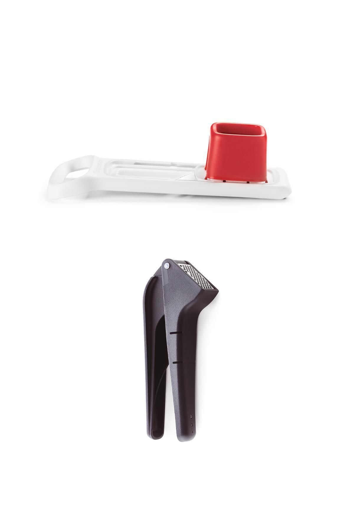 Tupperware-Fast Slicer Mandolin and Garlic Crusher 2-Piece Chopping Set 2