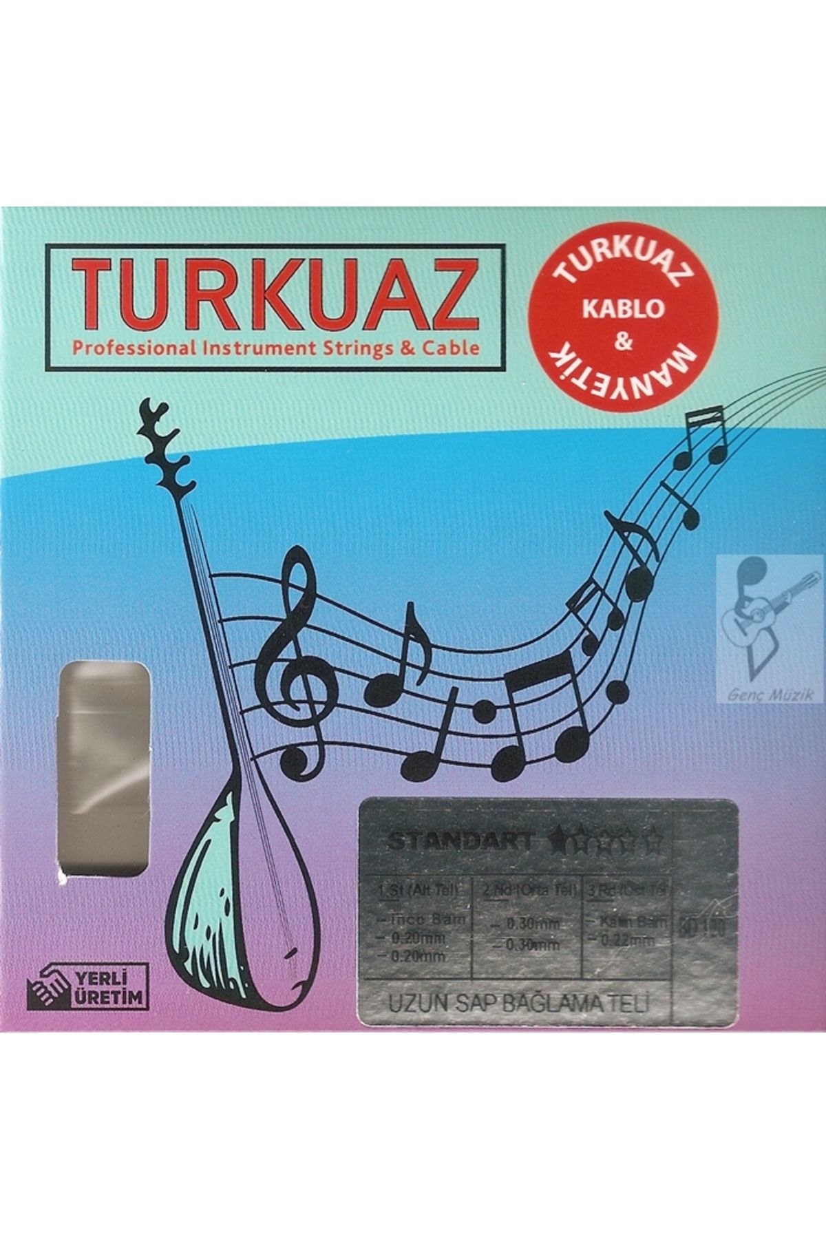 Turkuaz-Bd120 Uzun Sap Bağlama Teli 020 Paslanmaz Takım Tel 2