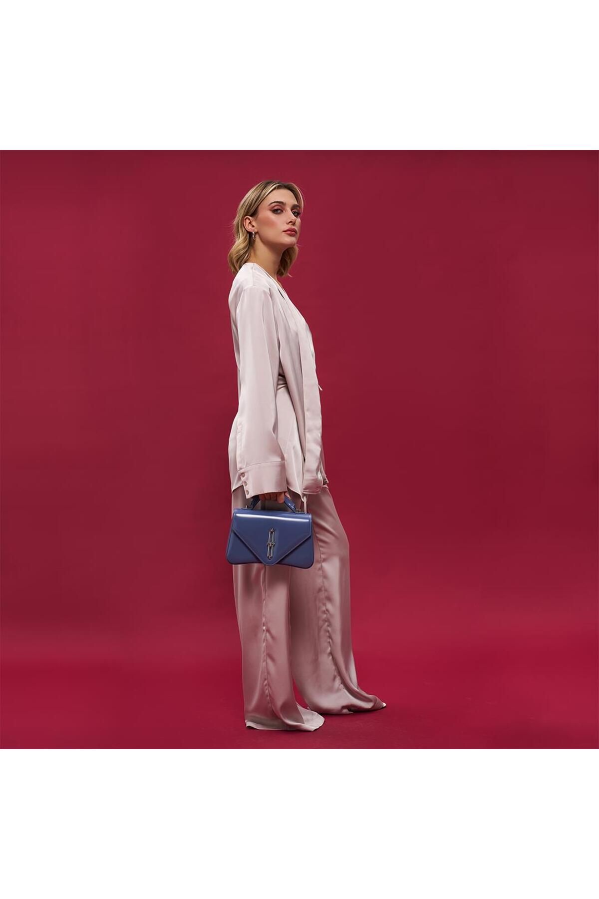 Matmazel-Alkaid Blue Women's Hand and Shoulder Bag 8