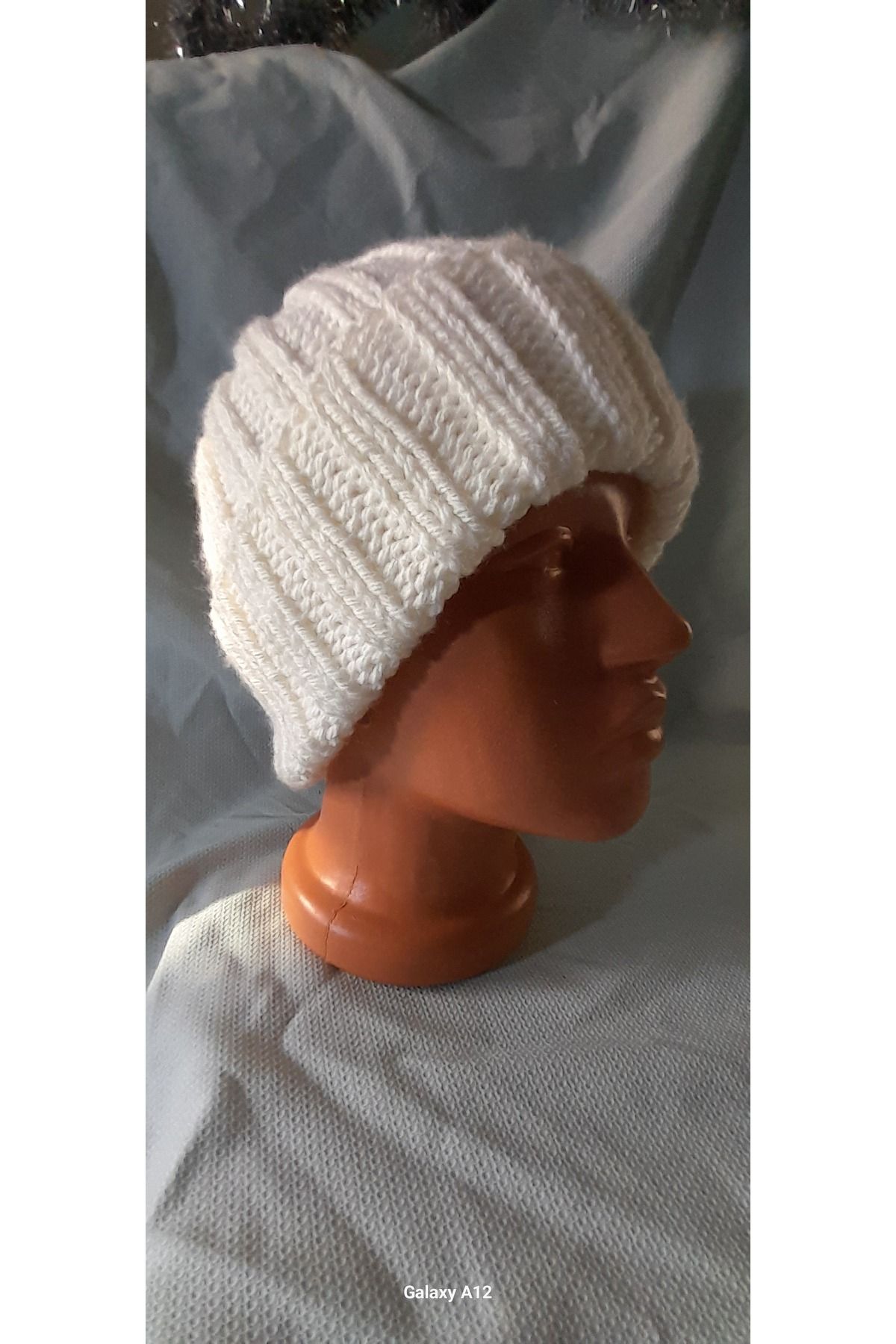 Ruyambutik-Beanie - Ecru - Plain 2