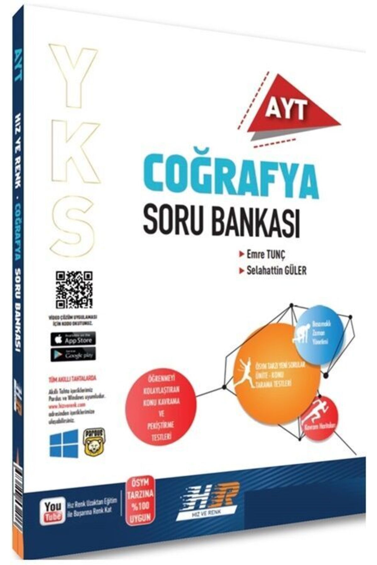 Hız ve Renk Yayınları Hız ve Renk AYT Coğrafya Soru Bankası