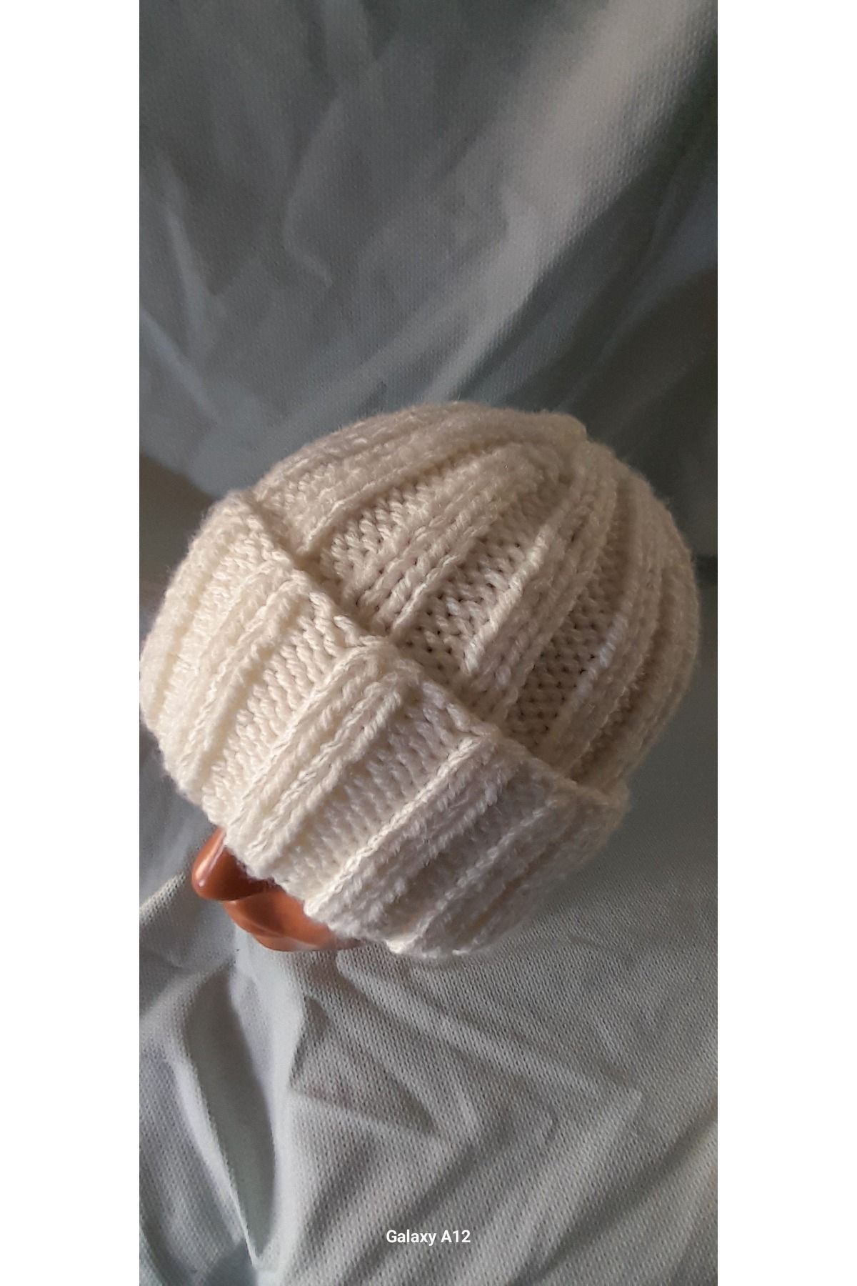 Ruyambutik-Beanie - Ecru - Plain 3