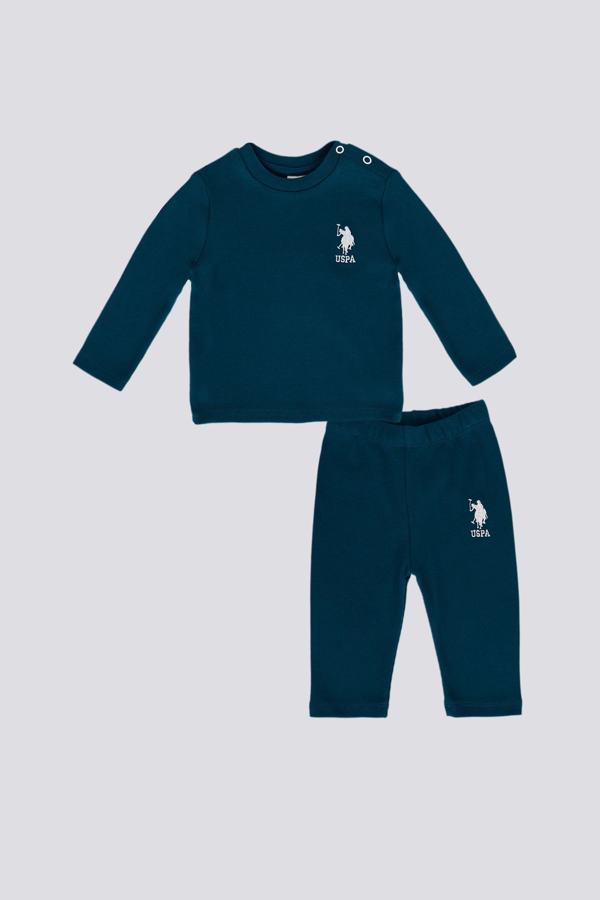 U.S. Polo Assn.-U.S. Polo Assn Baby Boy 2-Piece Set 1