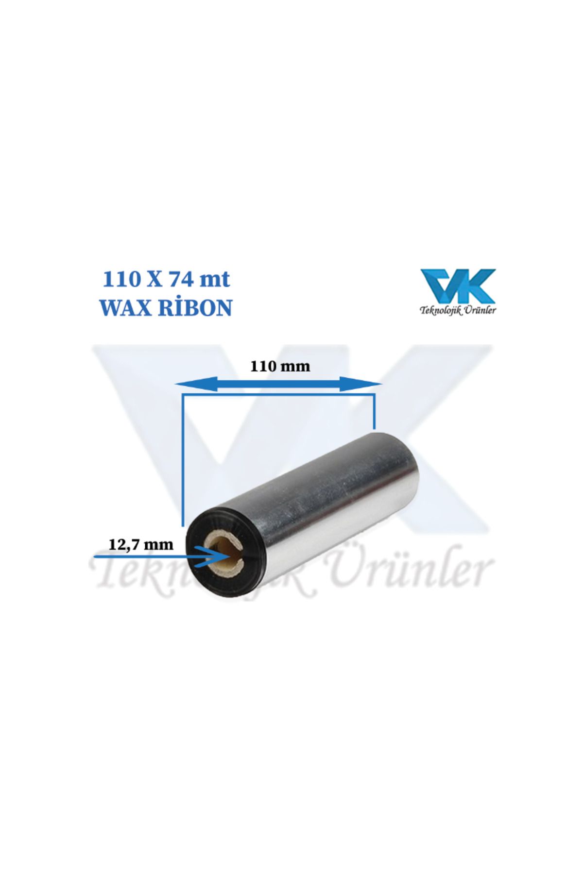 VKTEK 110x74 Wax Ribon - 20 Adet