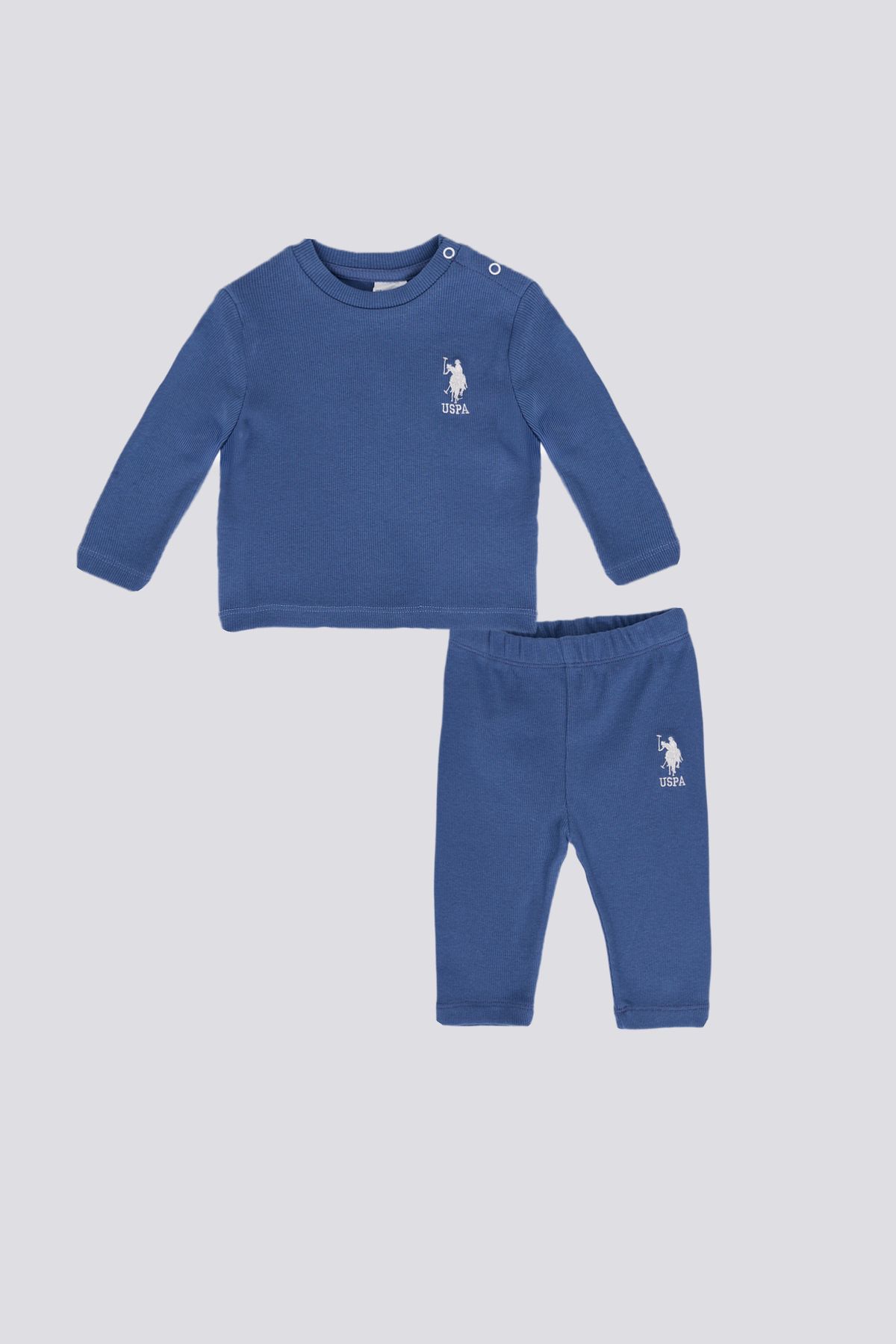 U.S. Polo Assn.-U.S. Polo Assn Baby Boy 2-Piece Set 1