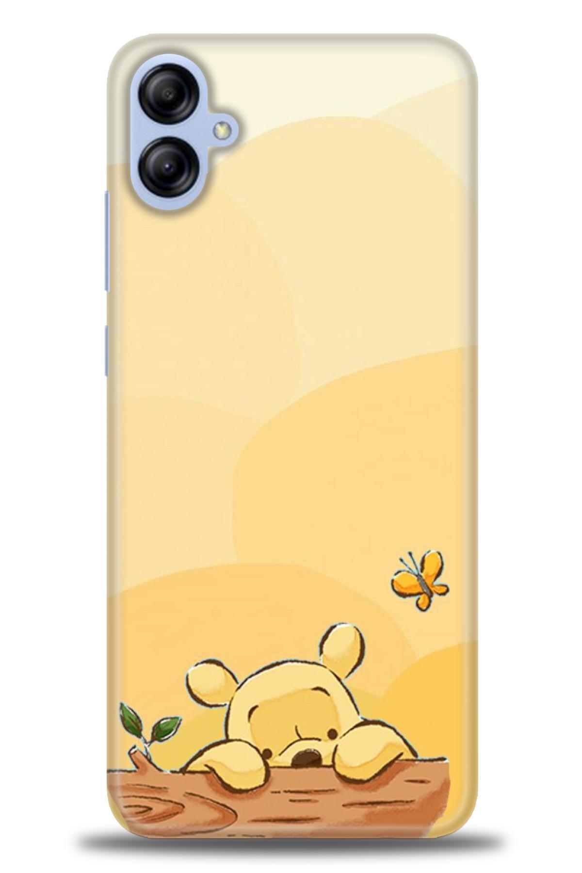 MRCİLETİSİM-Samsung Galaxy A04E Case Hd Printed Case - Winnie and Butterfly 1