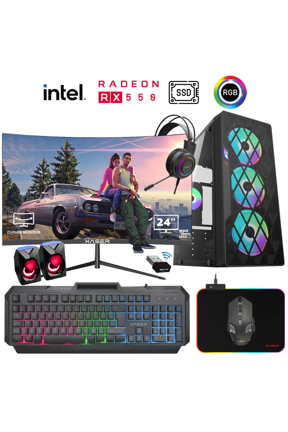 Xaser Xsr938 I5 3470 16gb Ram 1tb Ssd 4gb Rx550 24 Xaser Xsr938 I5 3470 16gb Ram 1tb Ssd 4gb Rx550 24