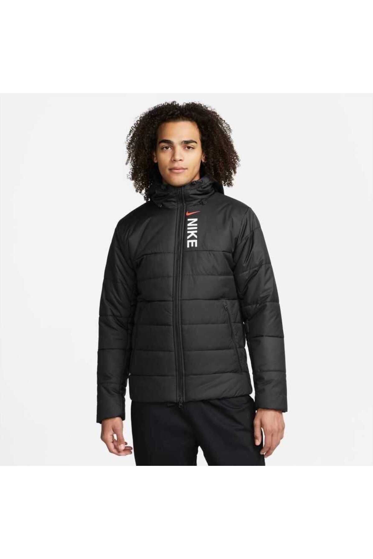 Nike-Sportswear Hybrid Synthetic Fill Jacket Black Men's Coat Dx2036-010 3