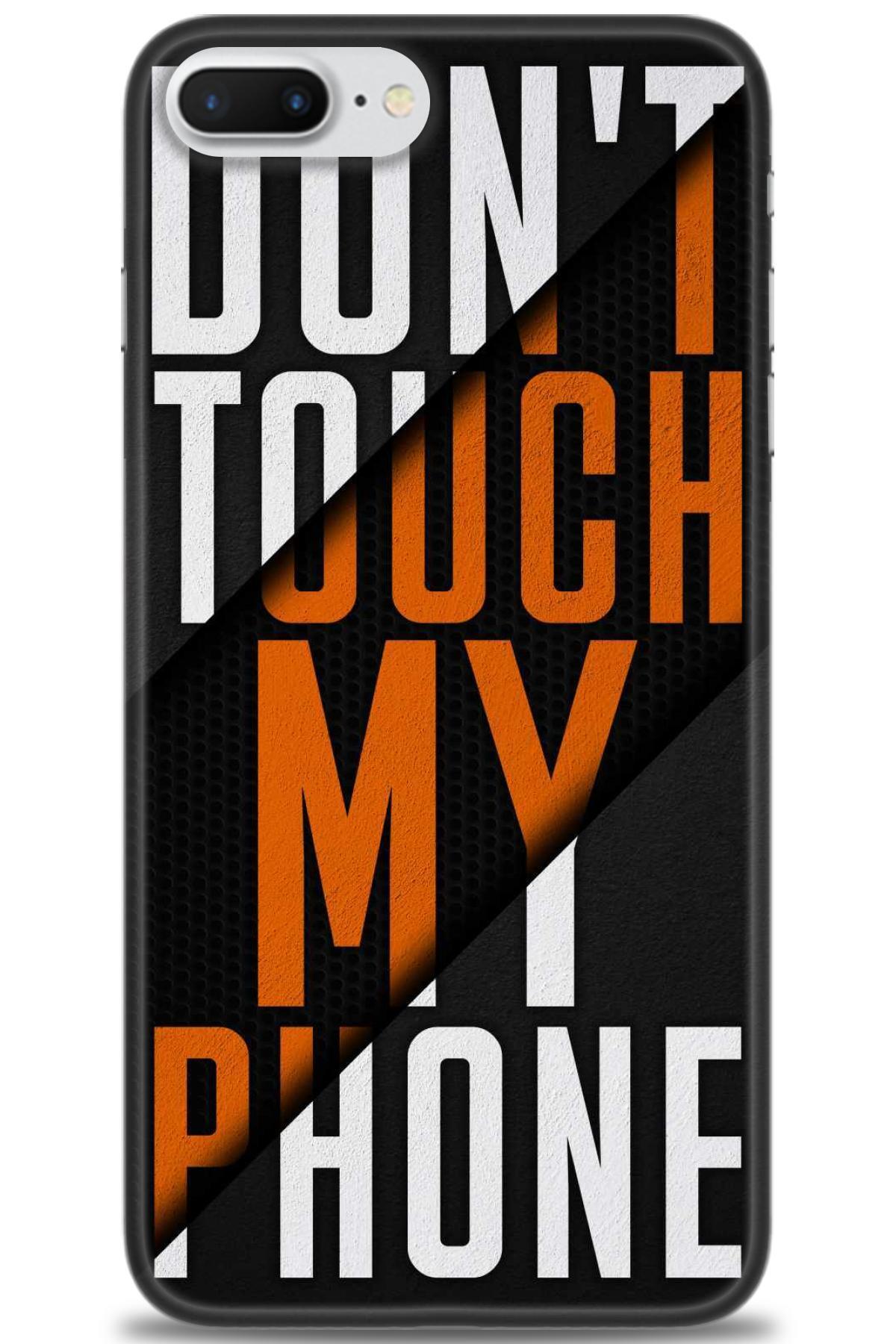 MRCİLETİSİM-iPhone 7 Plus Case Hd Printed Case - Dont Touch 1