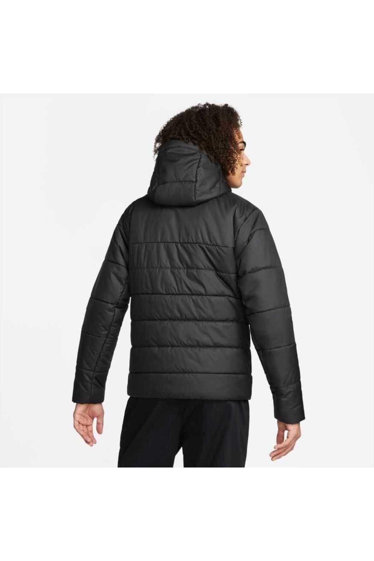 Nike-Sportswear Hybrid Synthetic Fill Jacket Black Men's Coat Dx2036-010 4