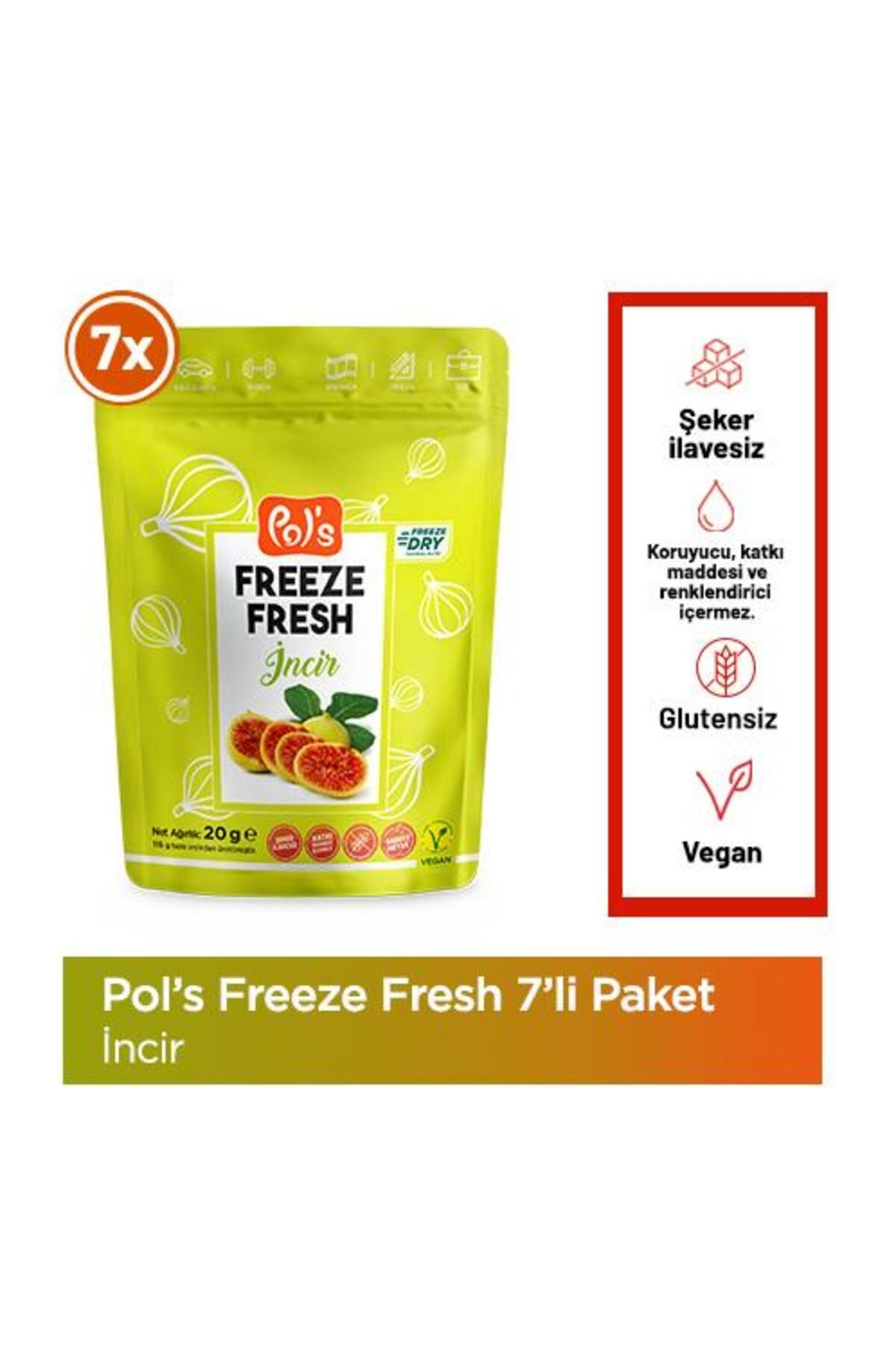 Freeze Fresh Incir 20 G X 7 Adet Freeze Dry Dondurularak Kurutulmuş Meyve