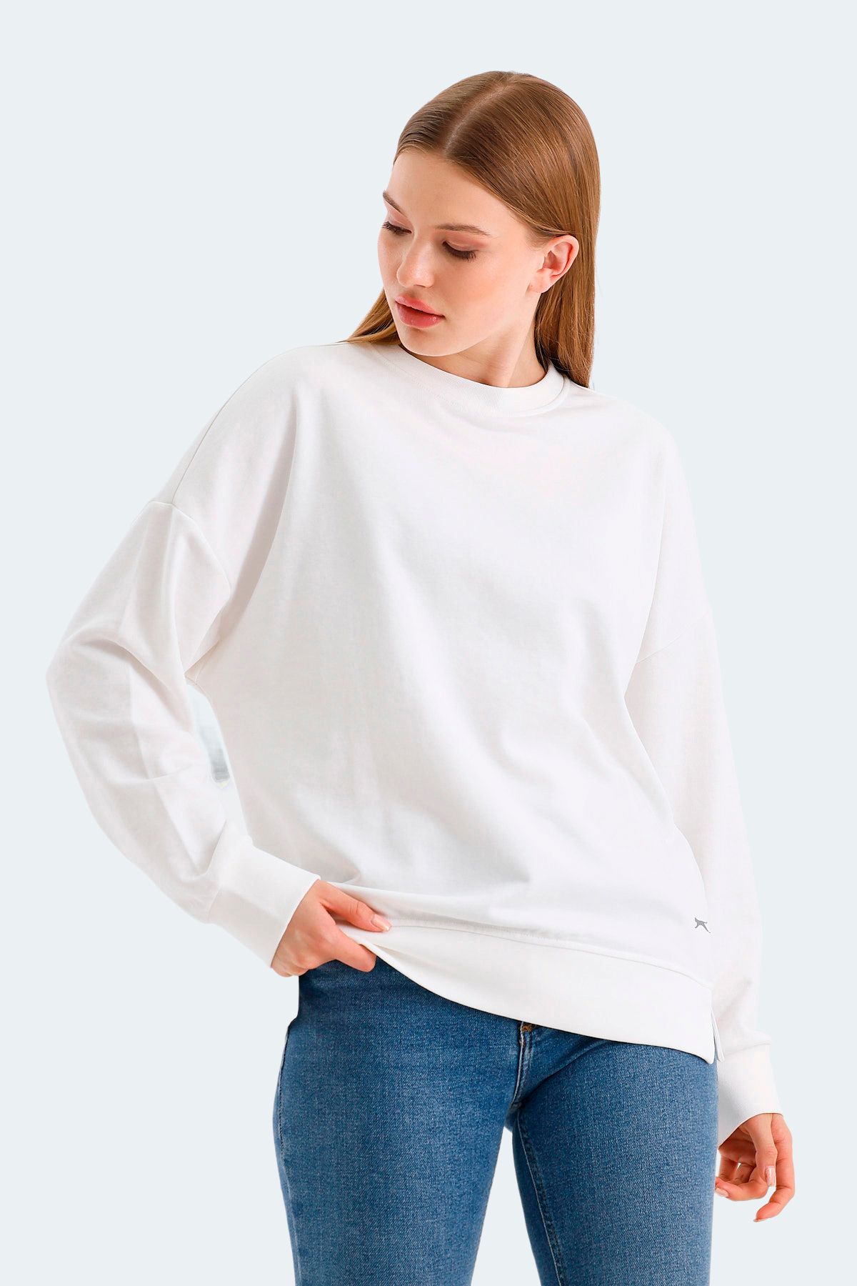 Slazenger-Virtue White Women's Sweatshirt 5