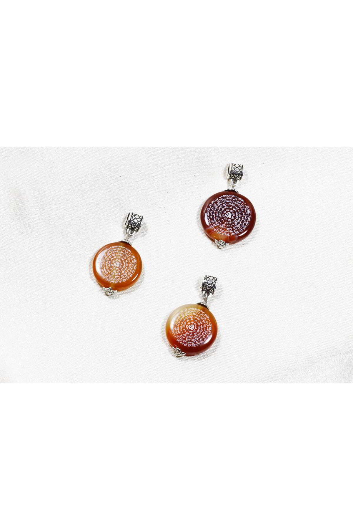 ILGIN DOĞAL TAŞ TAKI-Esma-Ül Hüsna Agate Stone Necklace / 99 Names of Allah Necklace 2