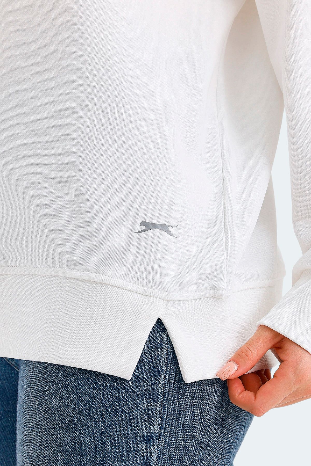 Slazenger-Virtue White Women's Sweatshirt 4