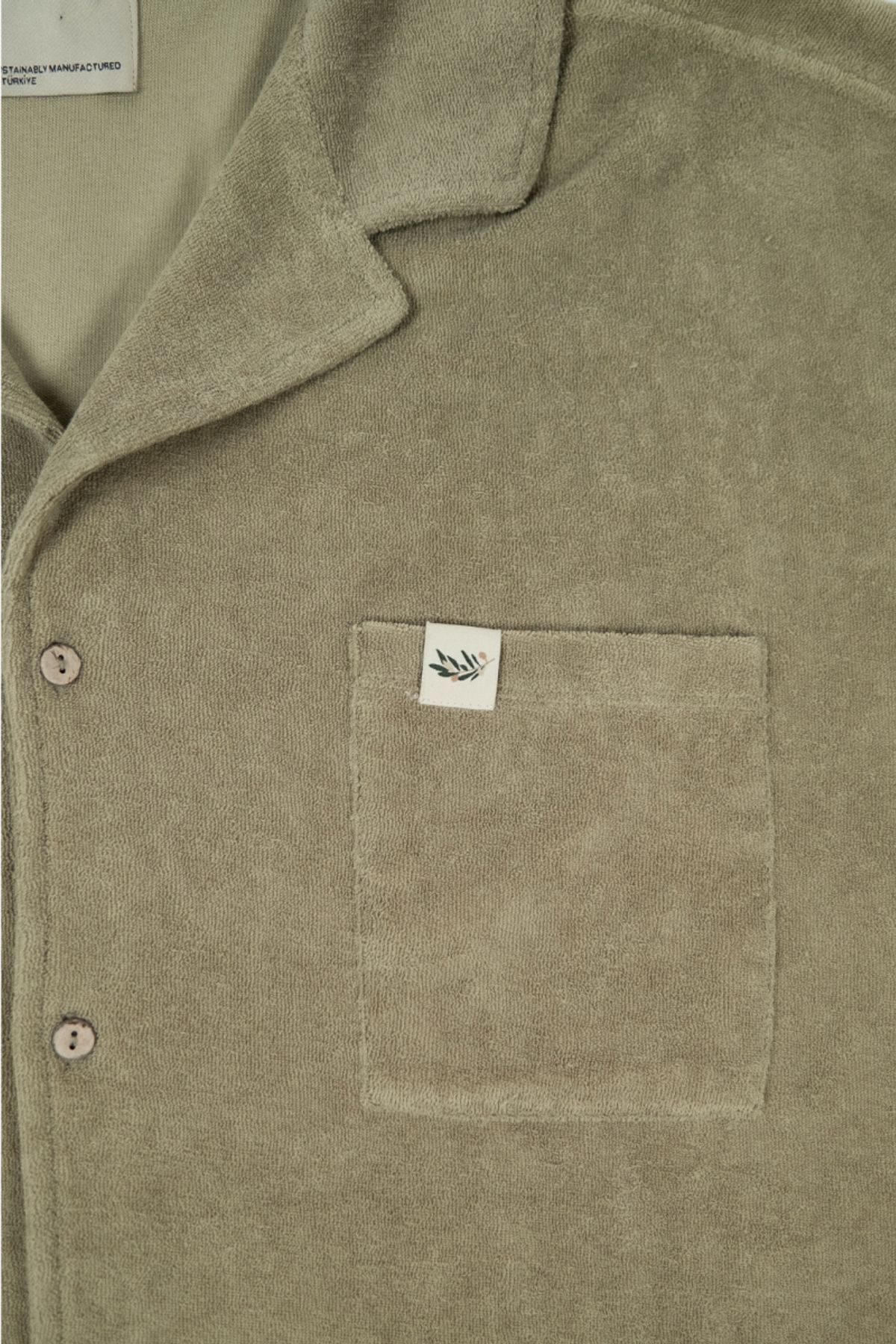 Ontrail-Terry Shirt - Olive 2