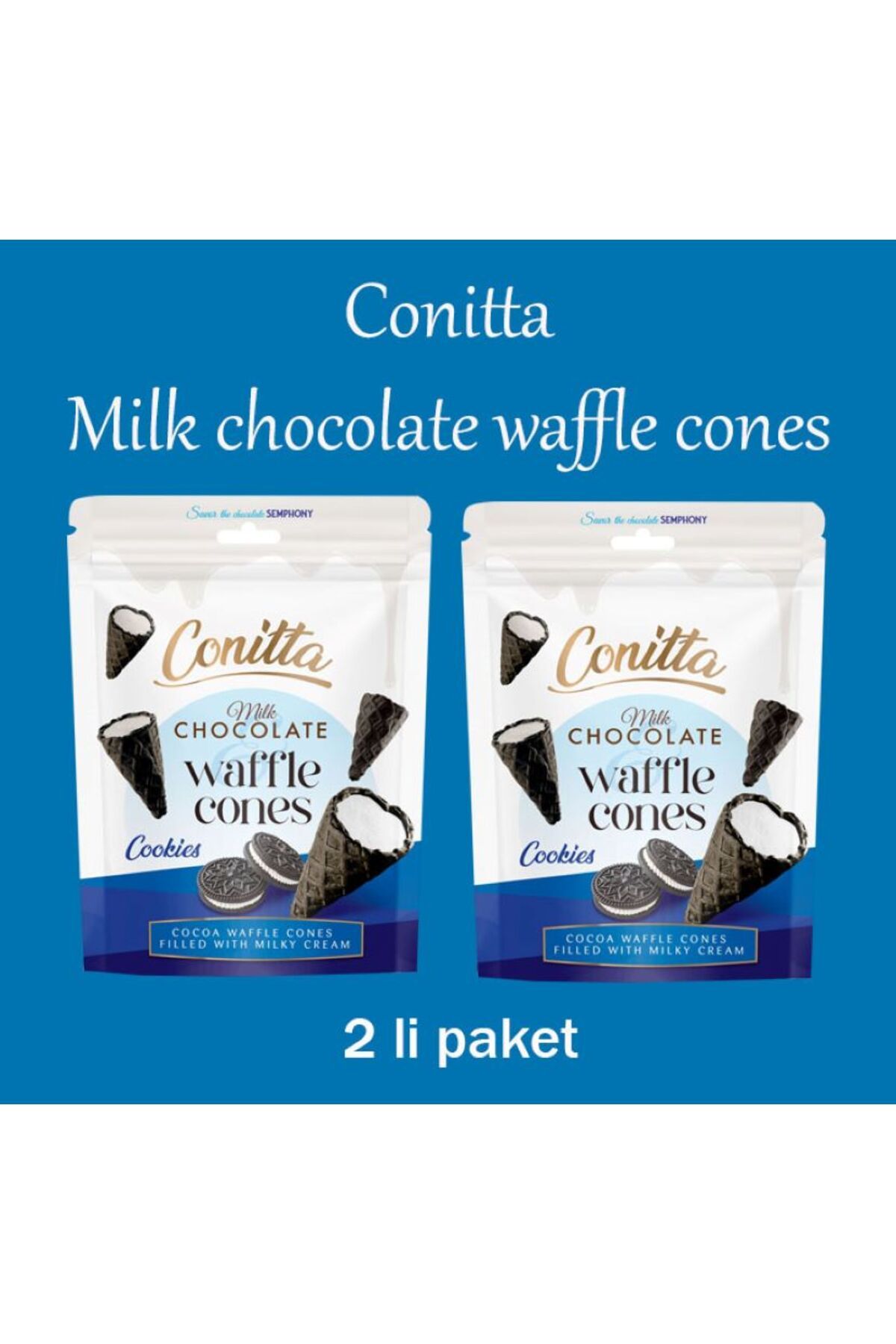 CONATİ CONITTA COOKIES WHITE 80GR (2Paket)