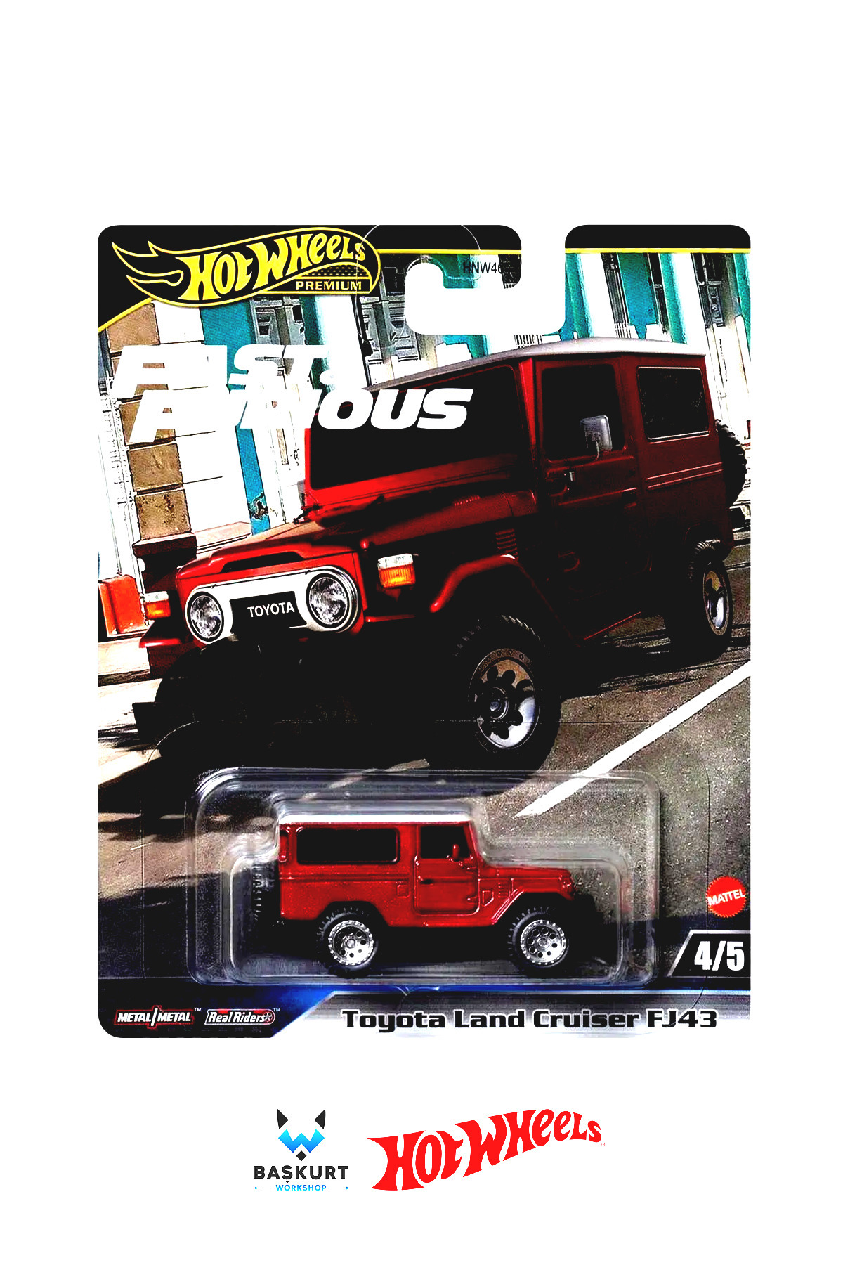 HOT WHEELS Premium Fast & Furious Toyota Land Cruiser FJ43 4