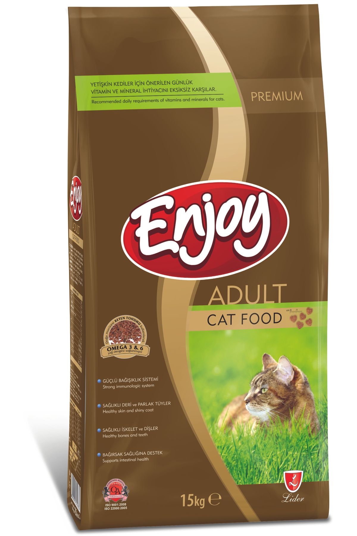 15 kg de nourriture pour adultes au poulet